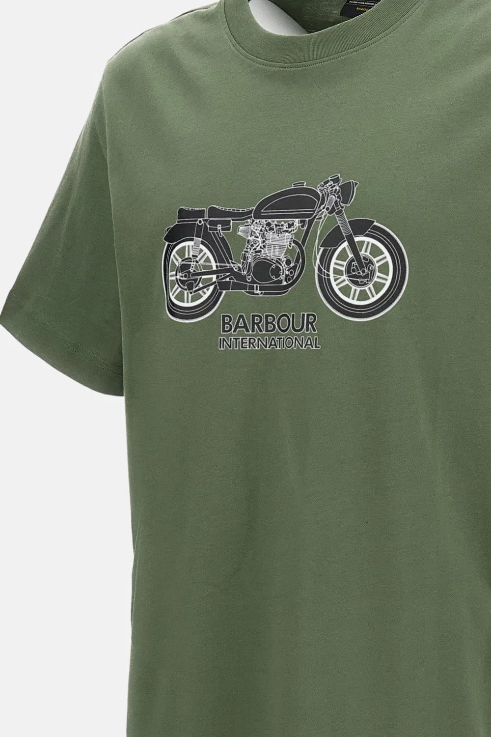 Barbour International T-SHIRT STAMPA PISTON