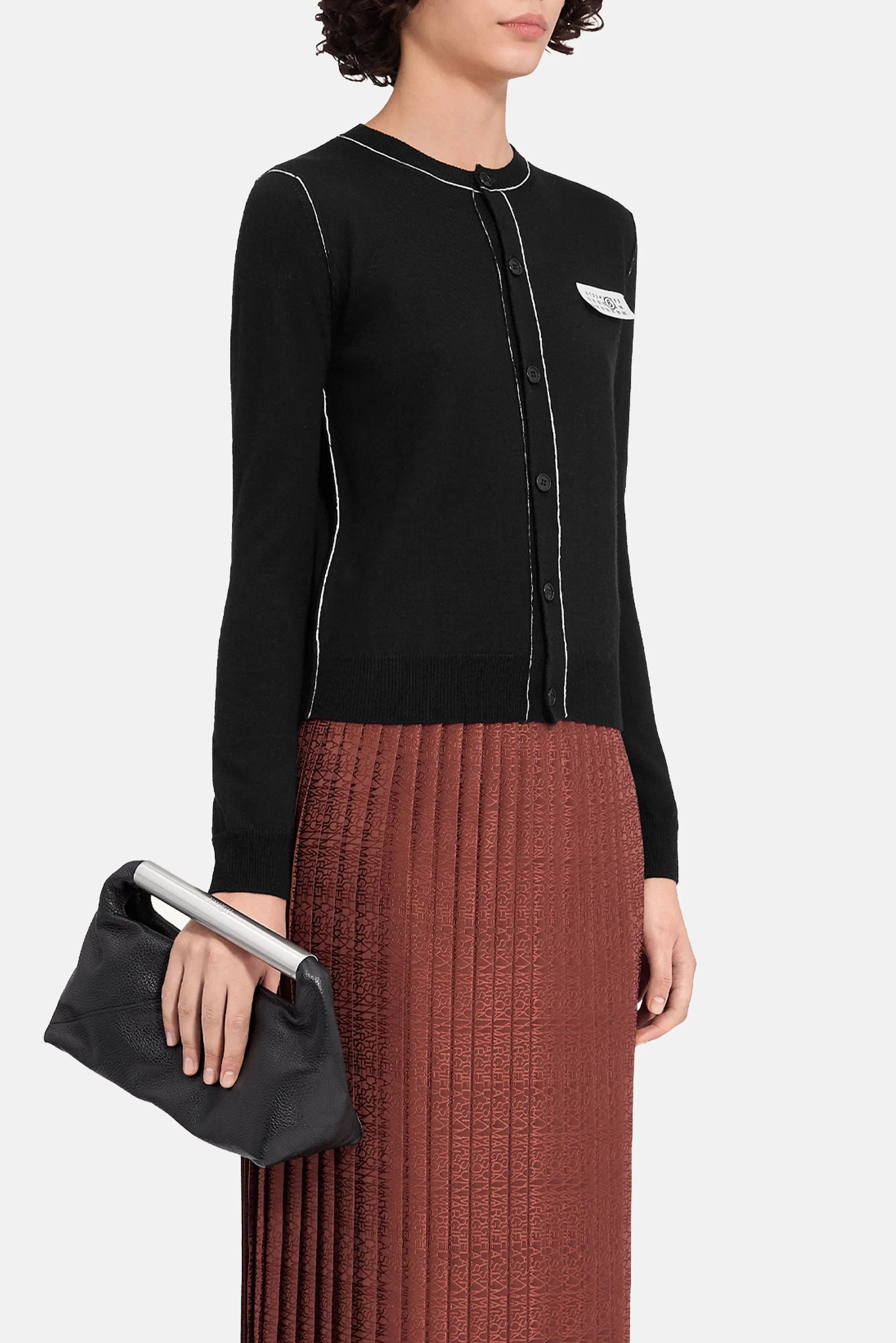 MM6 Maison Margiela CARDIGAN IN MISTO LANA