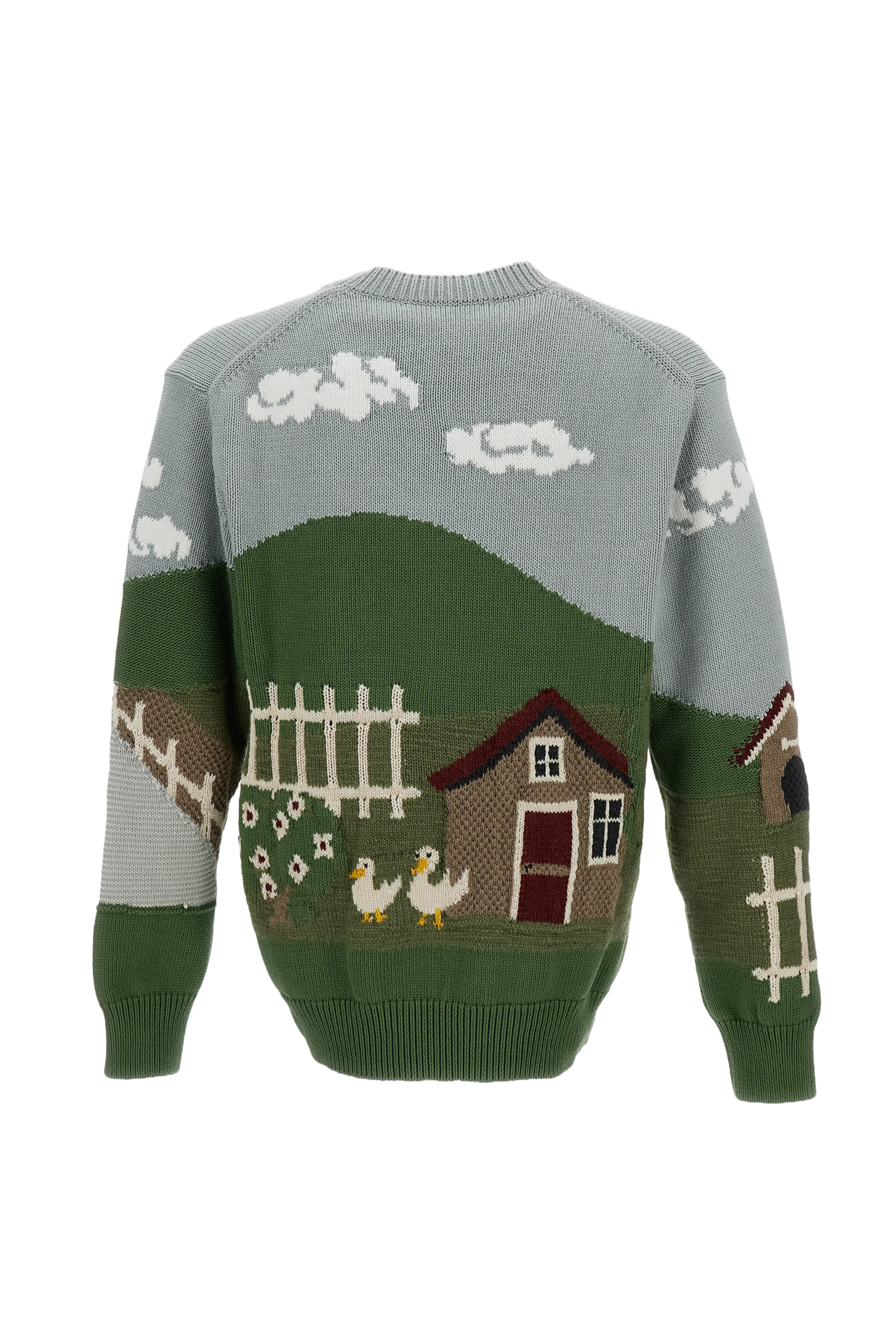 Junya Watanabe PULLOVER IN MAGLIA RICAMATA
