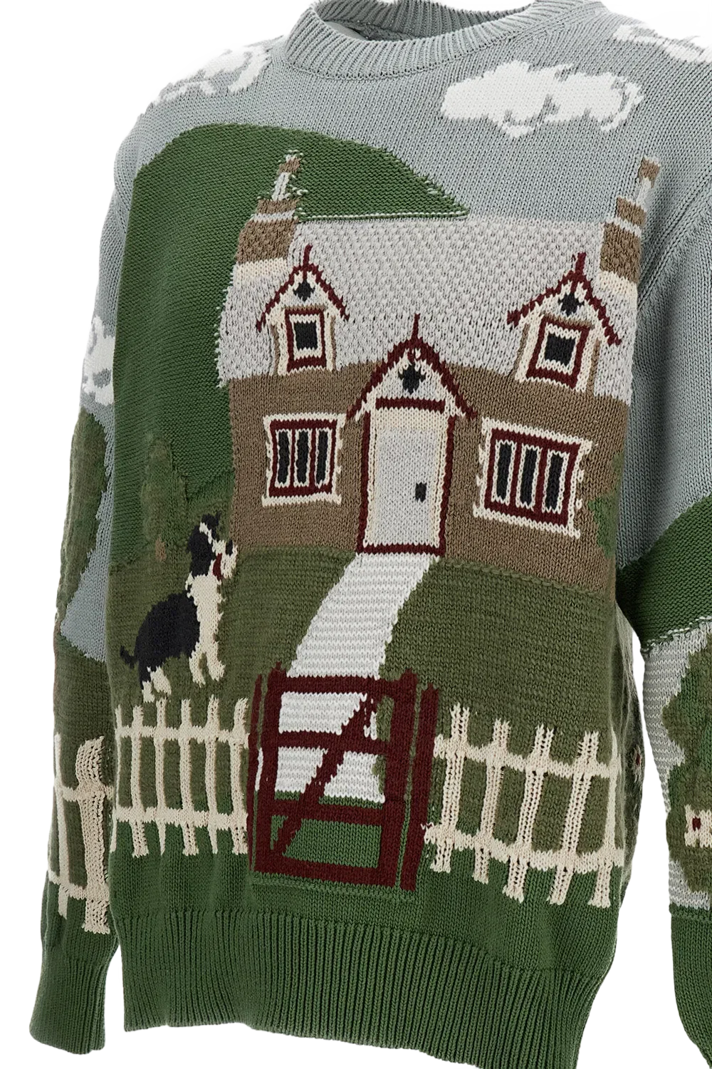 Junya Watanabe PULLOVER IN MAGLIA RICAMATA