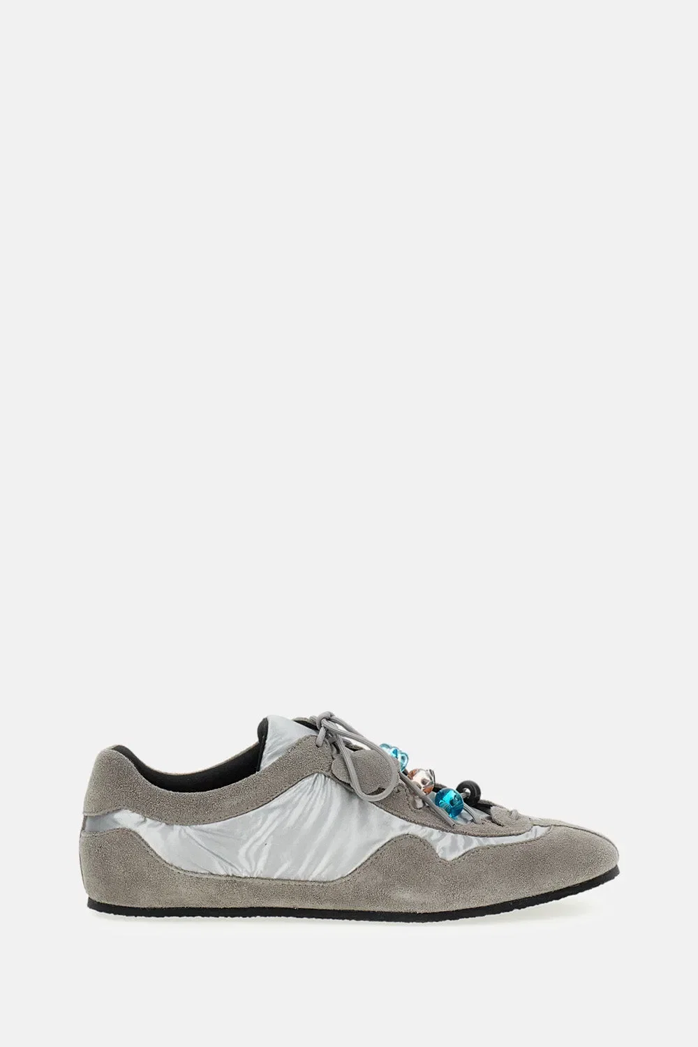 Cecilie Bahnsen SCARPE BLAISE SNEAKERS IN SUEDE E NYLON