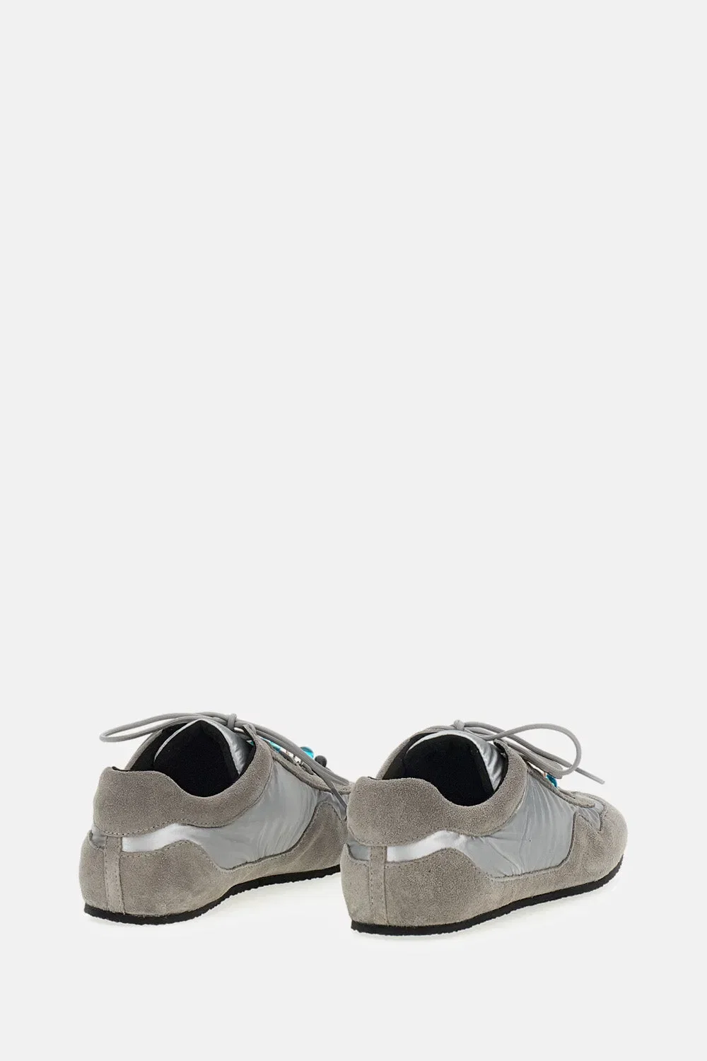 Cecilie Bahnsen SCARPE BLAISE SNEAKERS IN SUEDE E NYLON