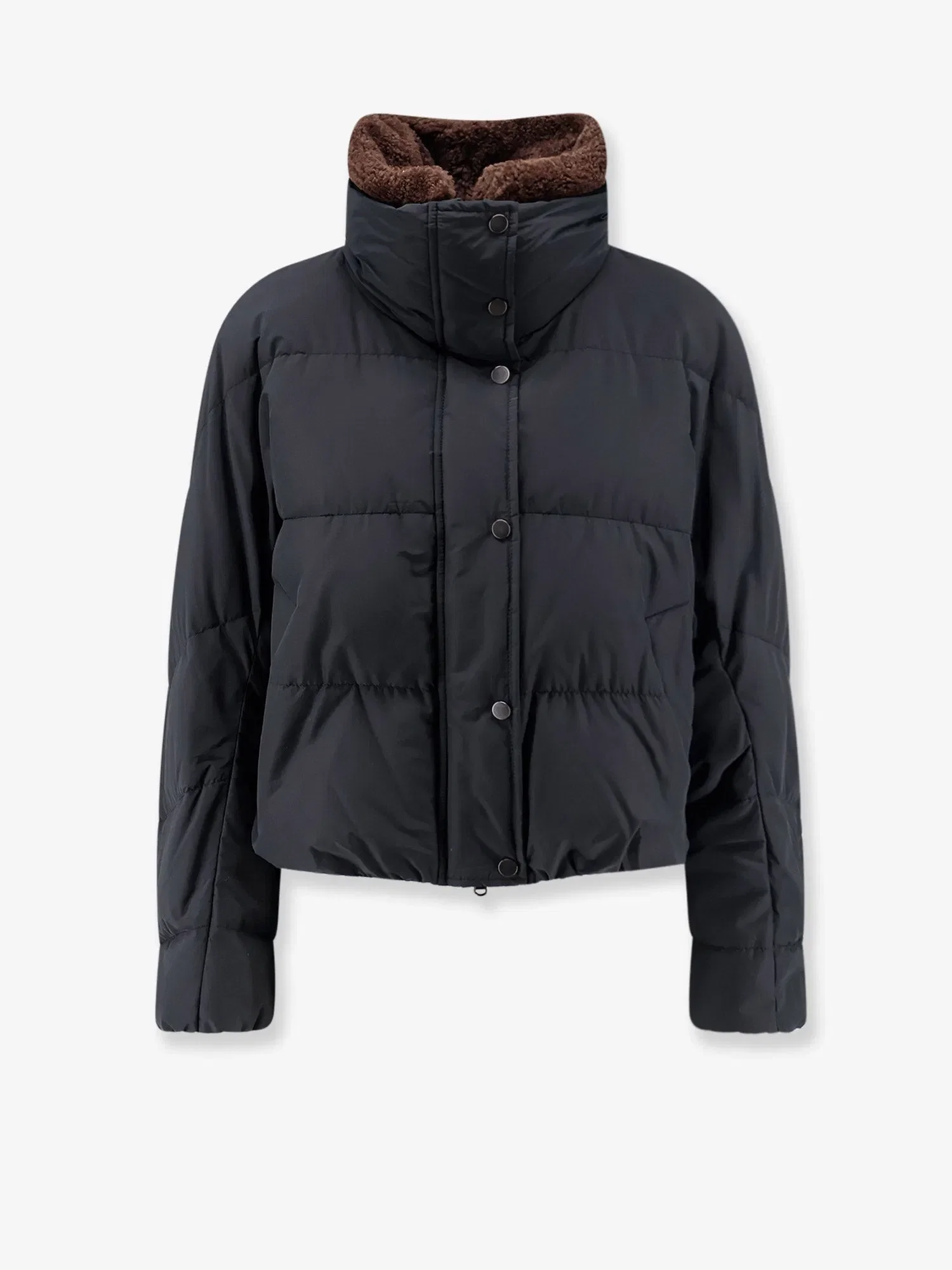 Brunello Cucinelli Down Jacket with Shearling collar