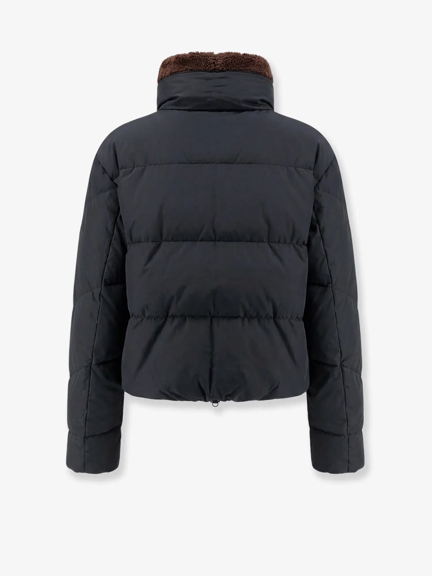 Brunello Cucinelli Down Jacket with Shearling collar