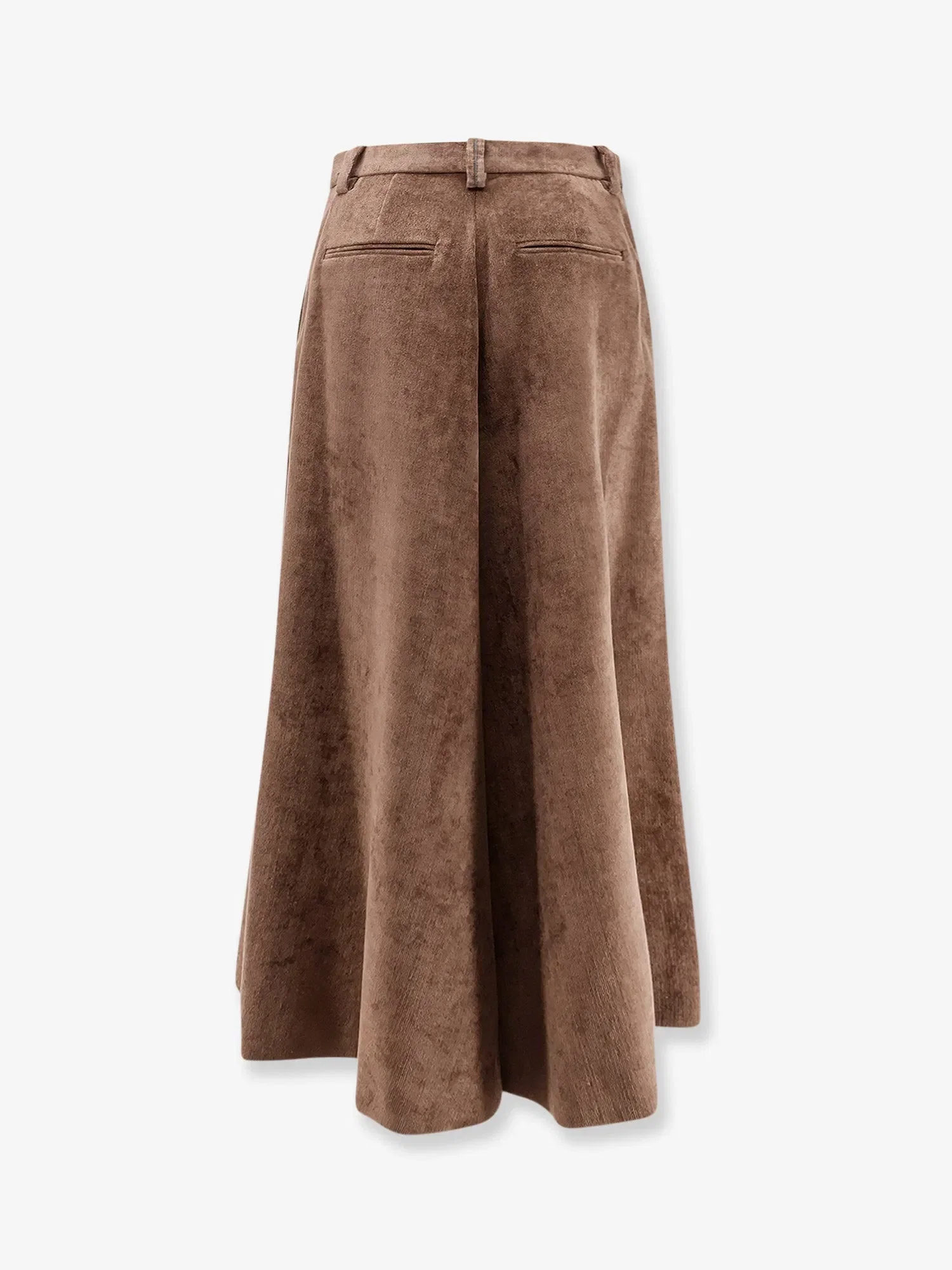 Brunello Cucinelli Velvet skirt with Monili detail
