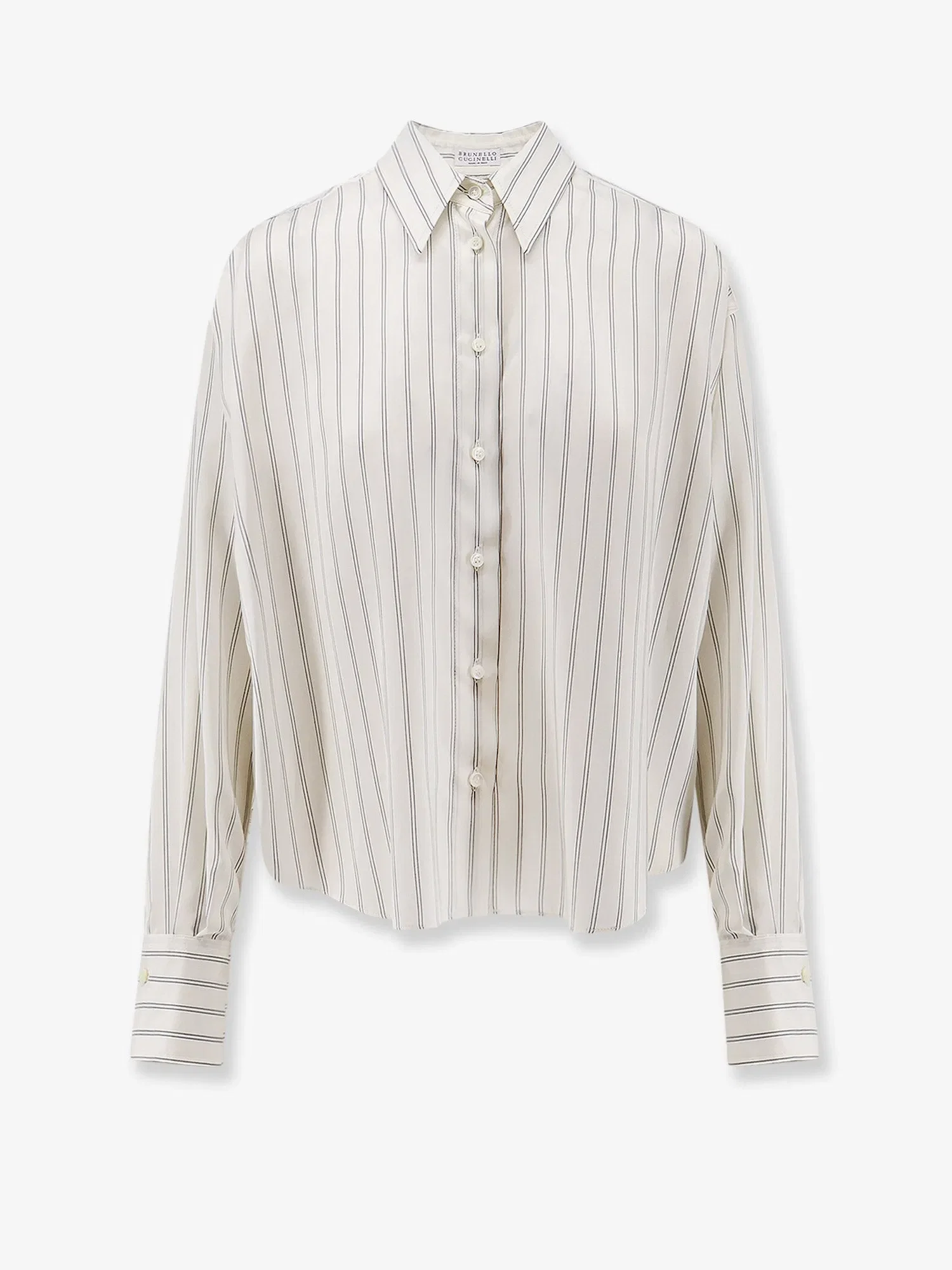 Brunello Cucinelli Striped silk shirt