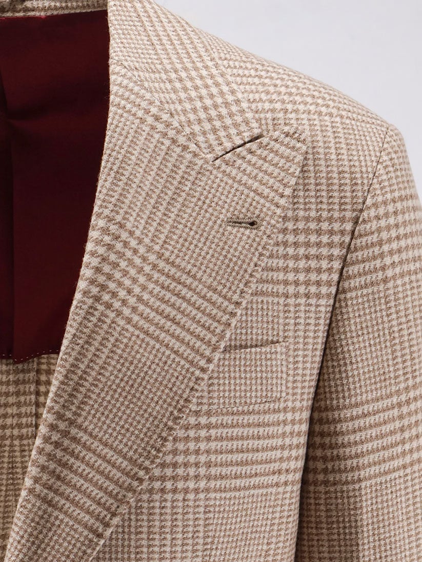 Brunello Cucinelli Single-breasted wool and cashmere blazer