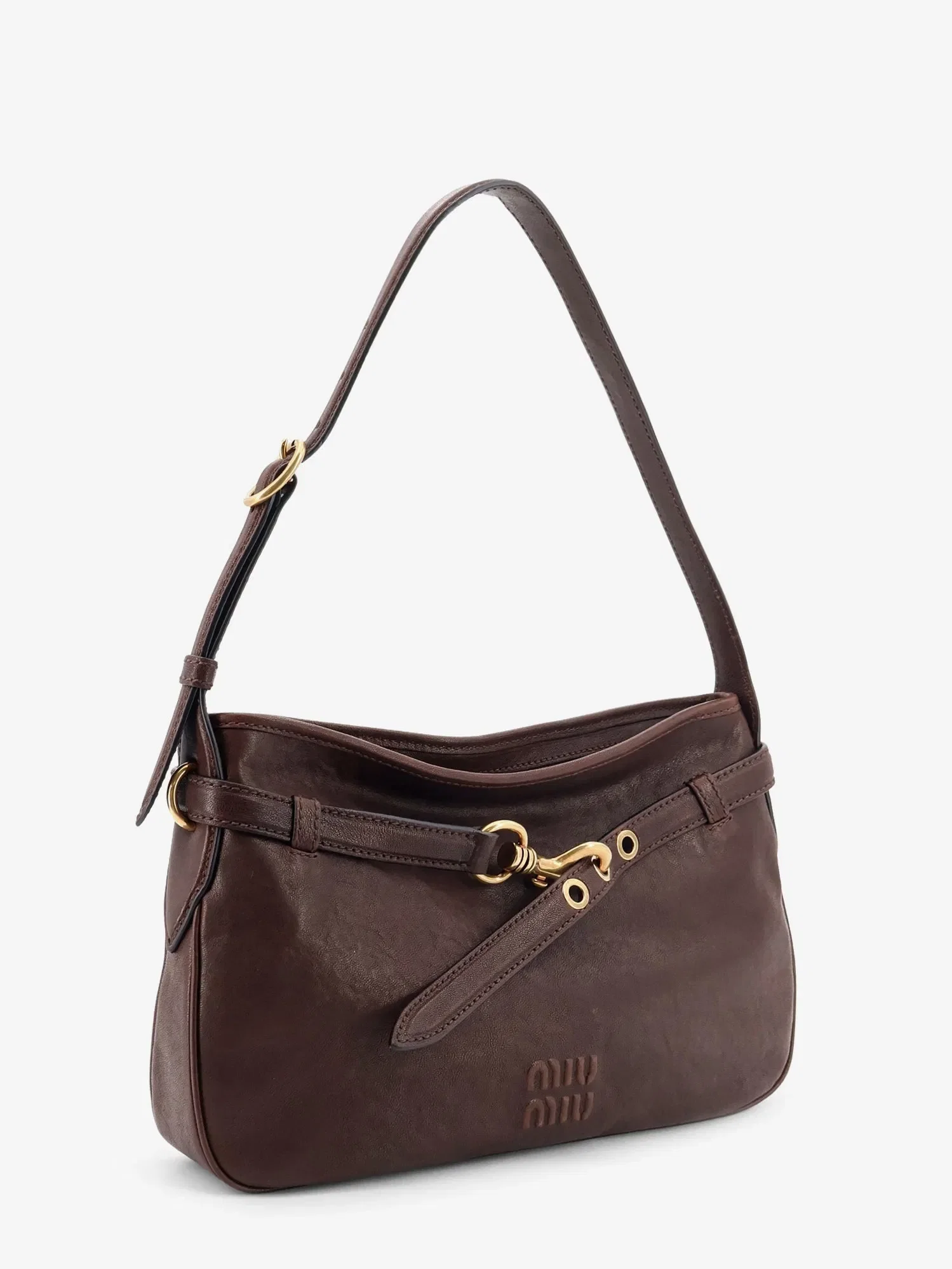 Miu Miu Aventure leather shoulder bag