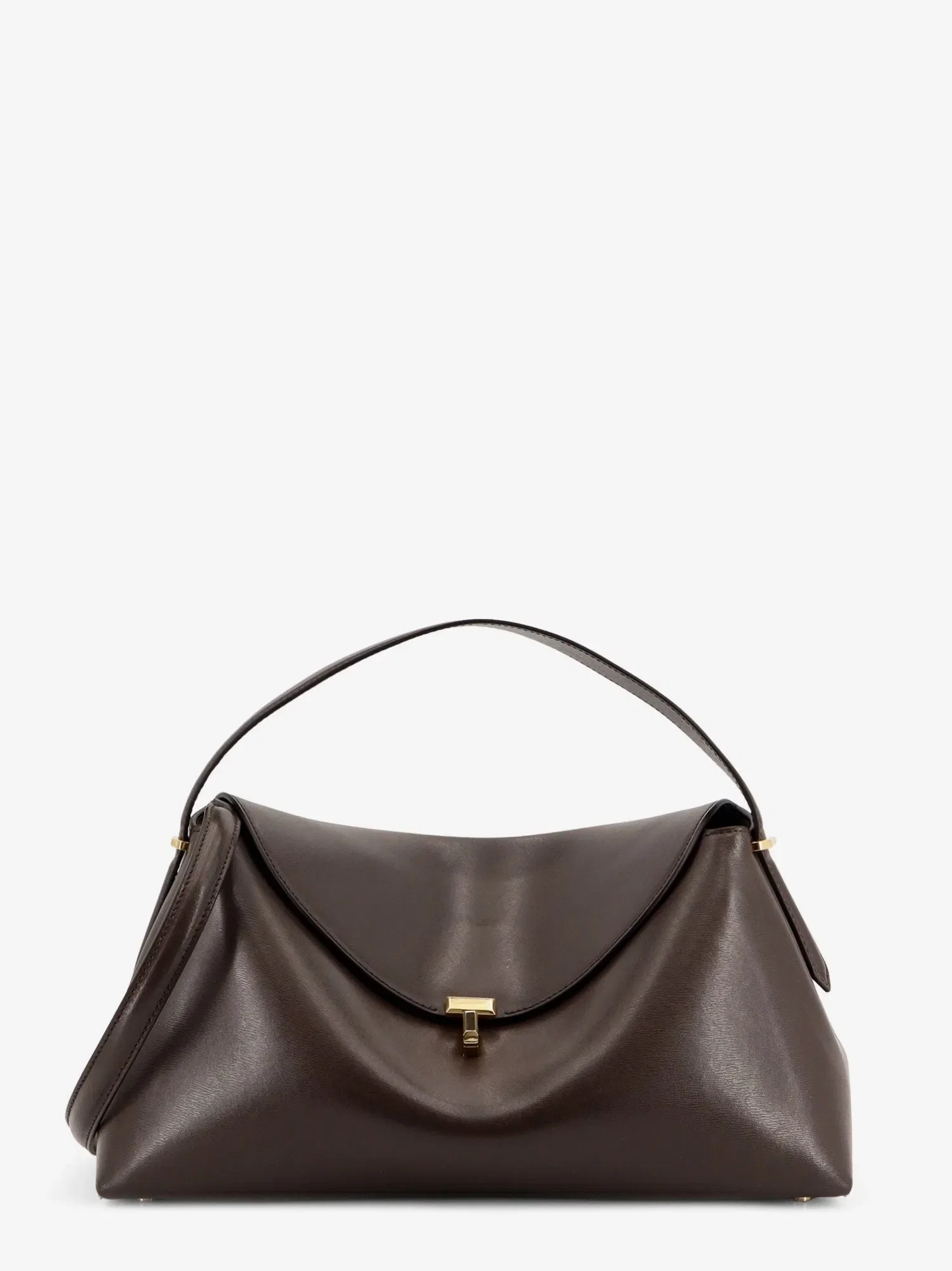 TOTEME T-Lock Leather Handbag