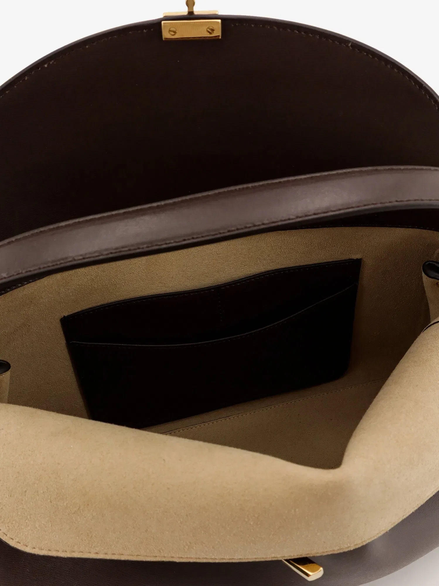 TOTEME T-Lock Leather Handbag
