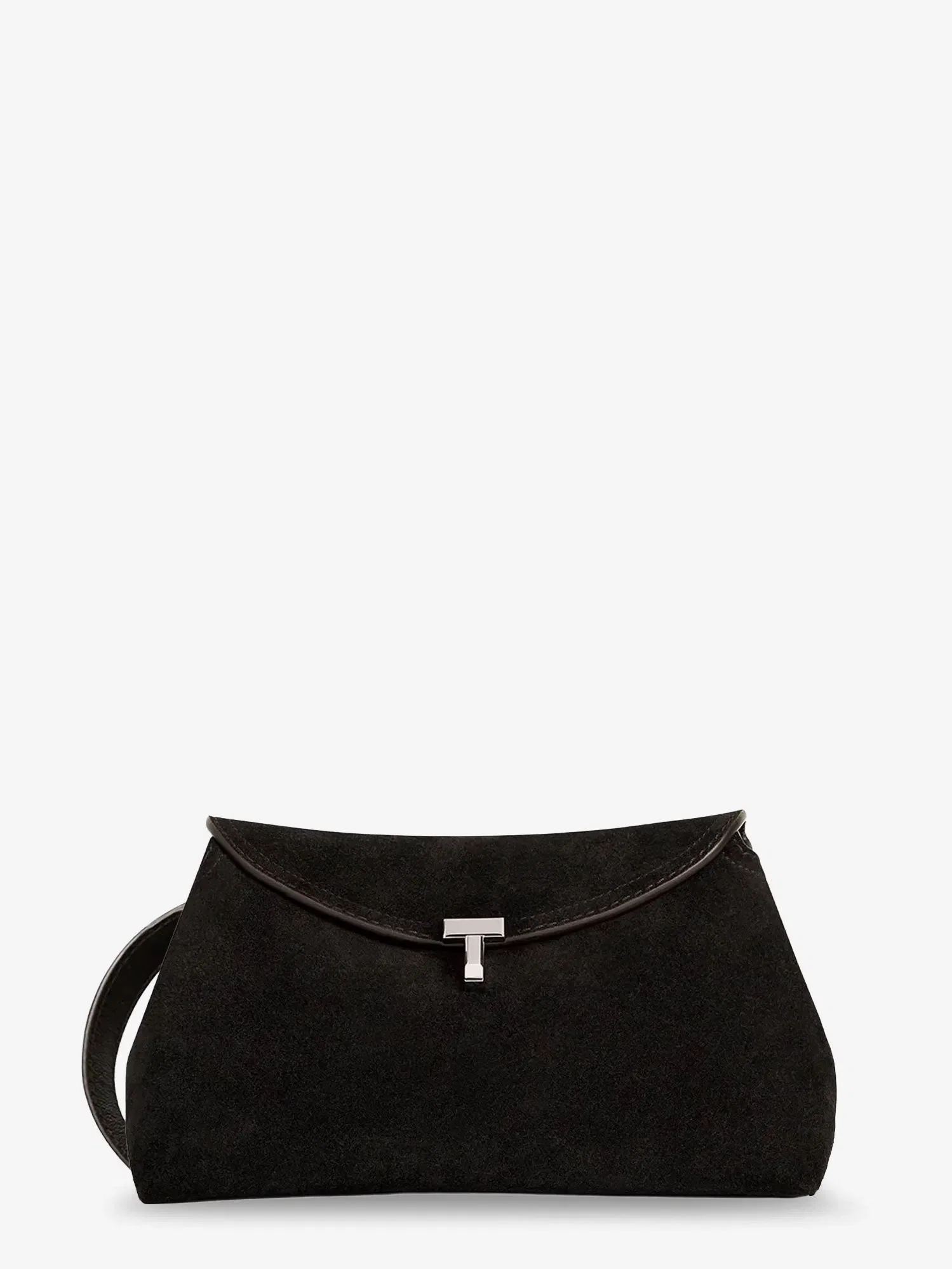 TOTEME T-Lock suede handbag