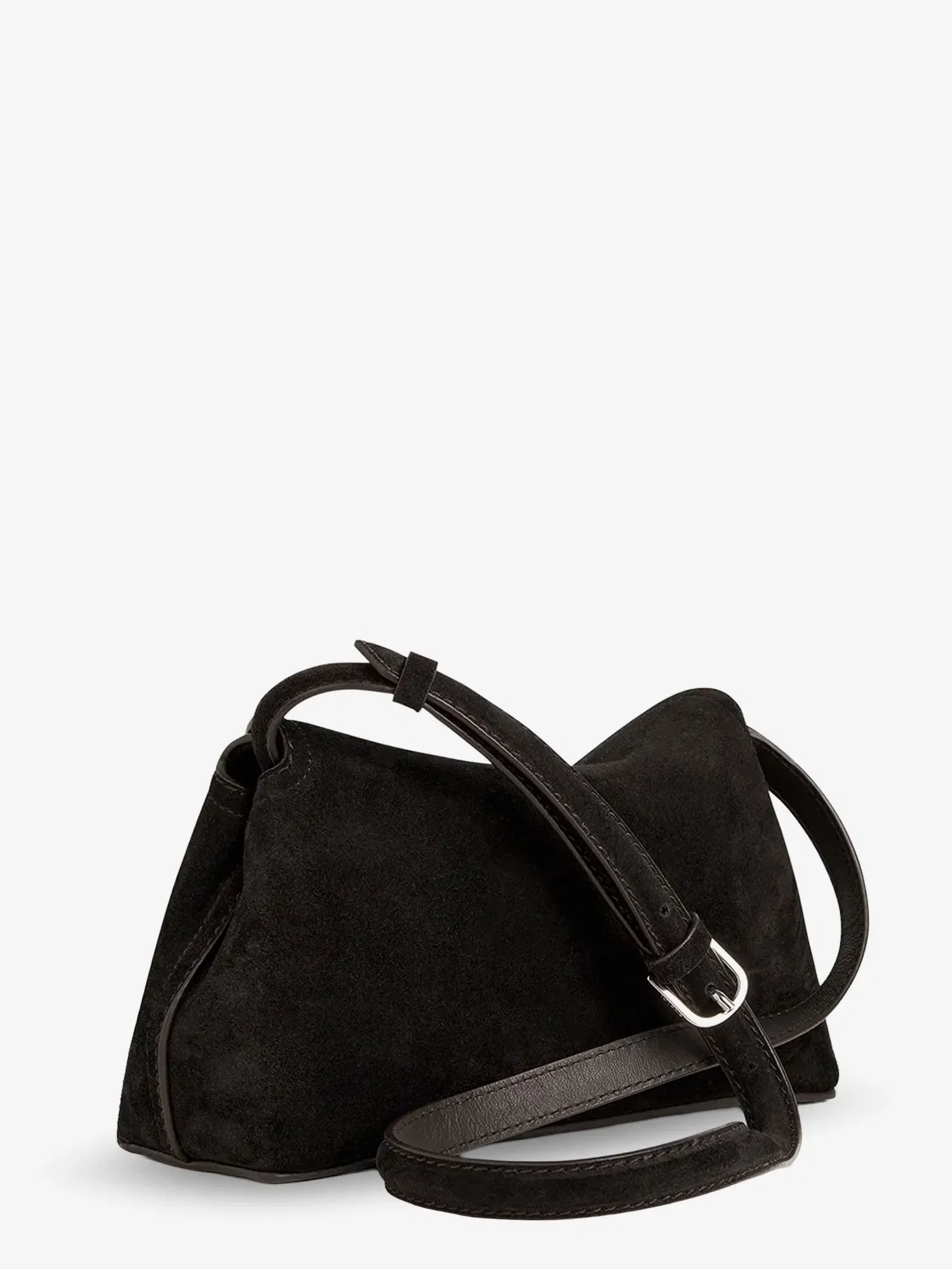 TOTEME T-Lock suede handbag