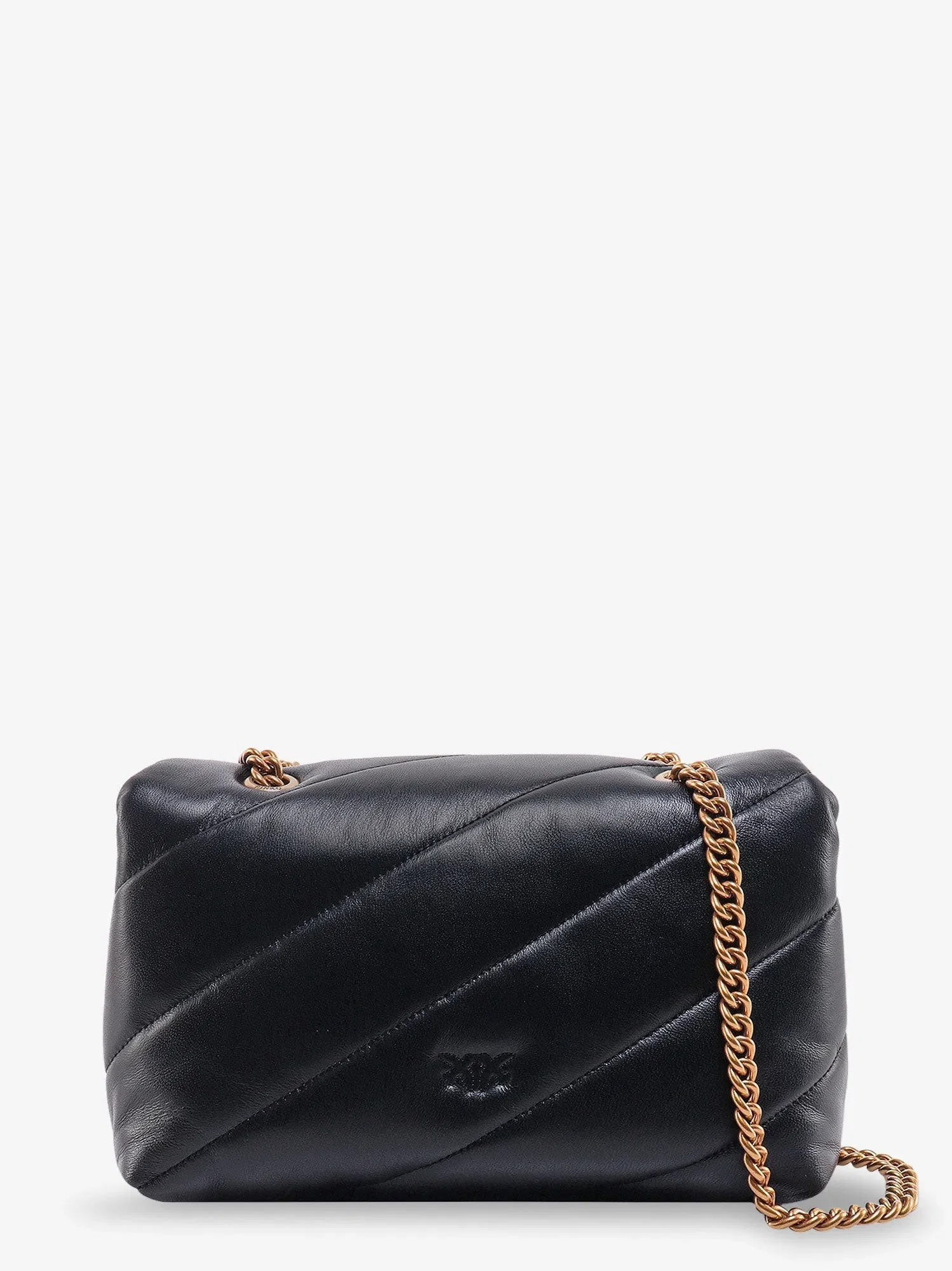 PINKO Love Puff Classic matelassé leather shoulder bag