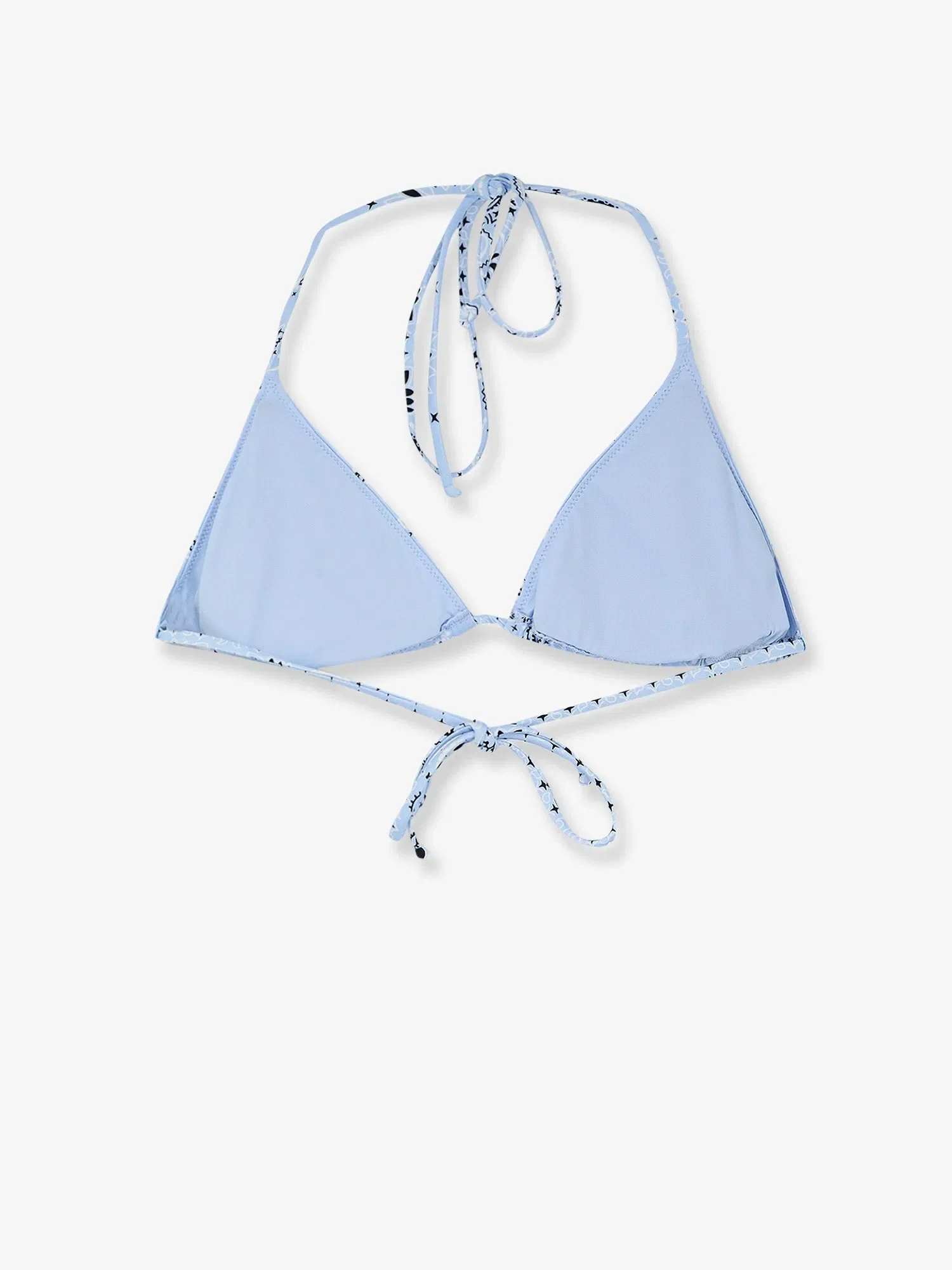 MC2 Saint Barth Leah Bikini Top with Bandana Round print