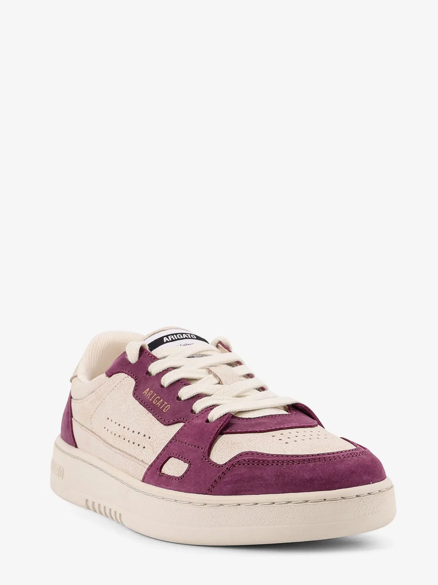 Axel Arigato Dice Lo low-top suede and leather sneakers