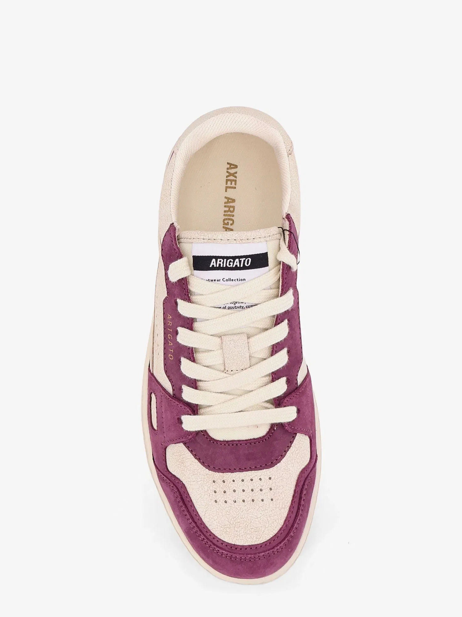 Axel Arigato Dice Lo low-top suede and leather sneakers