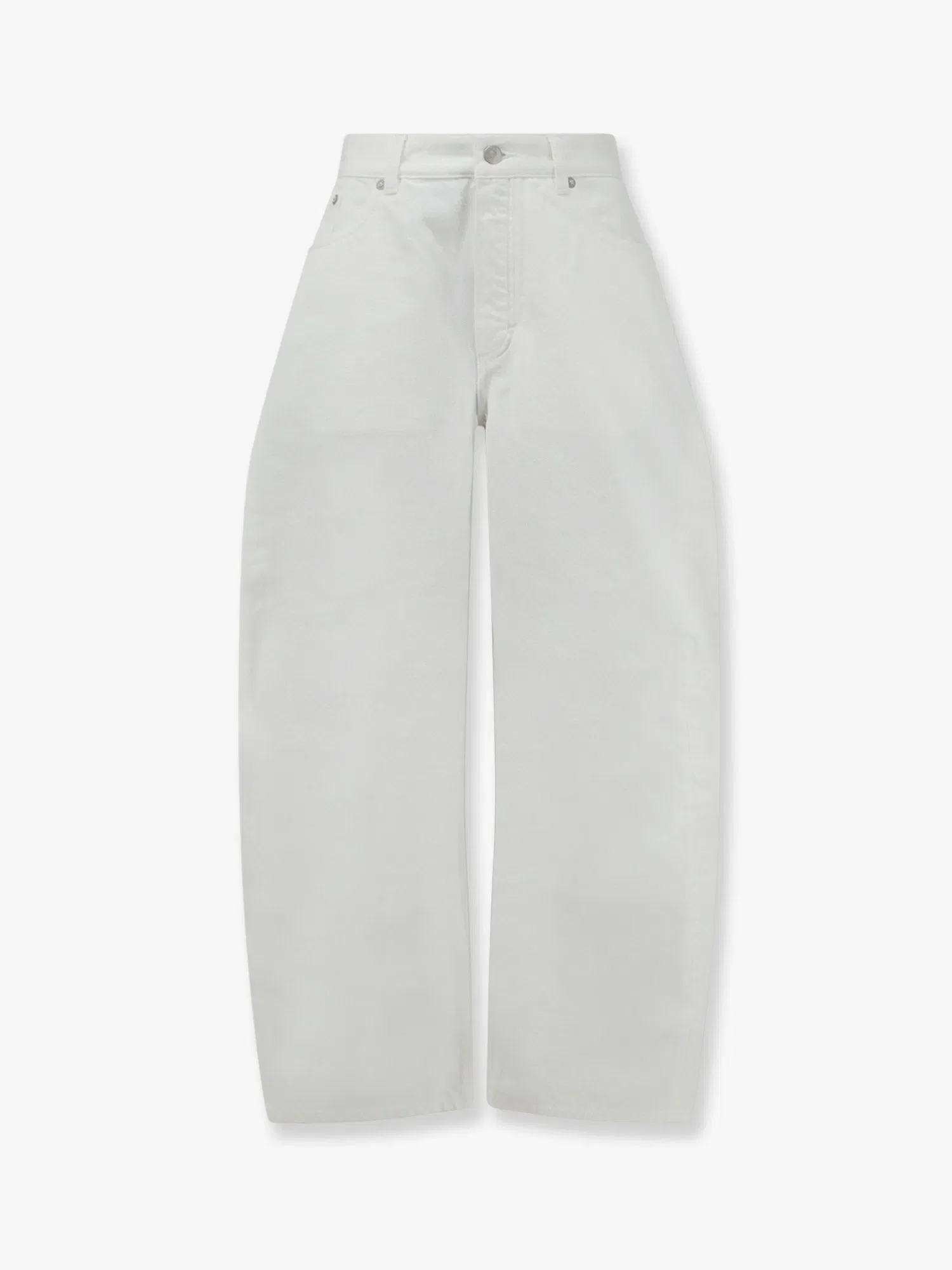 Alaia Rodeo white denim trousers