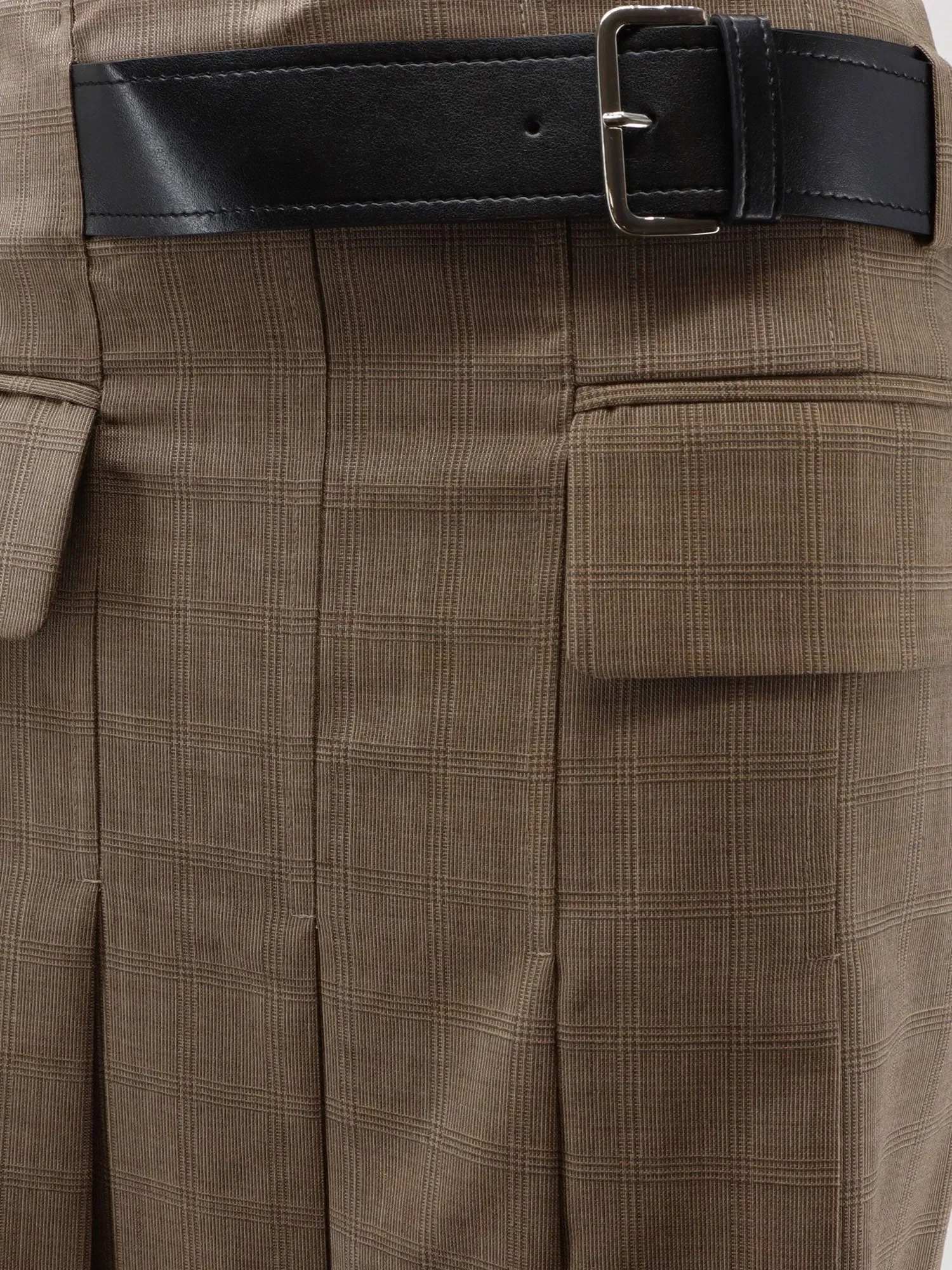 Semicouture Wool skirt with belt