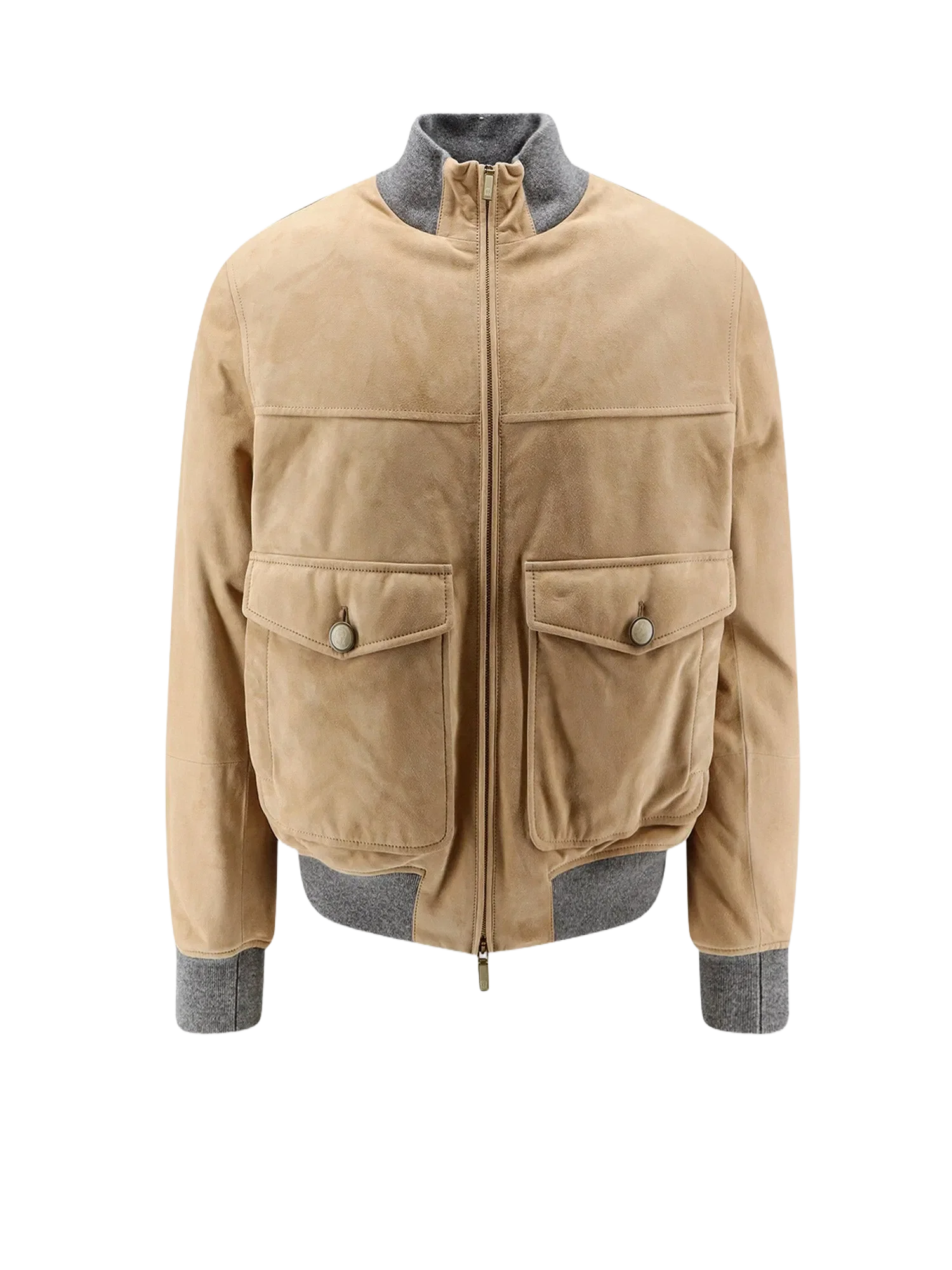Brunello Cucinelli Padded suede jacket
