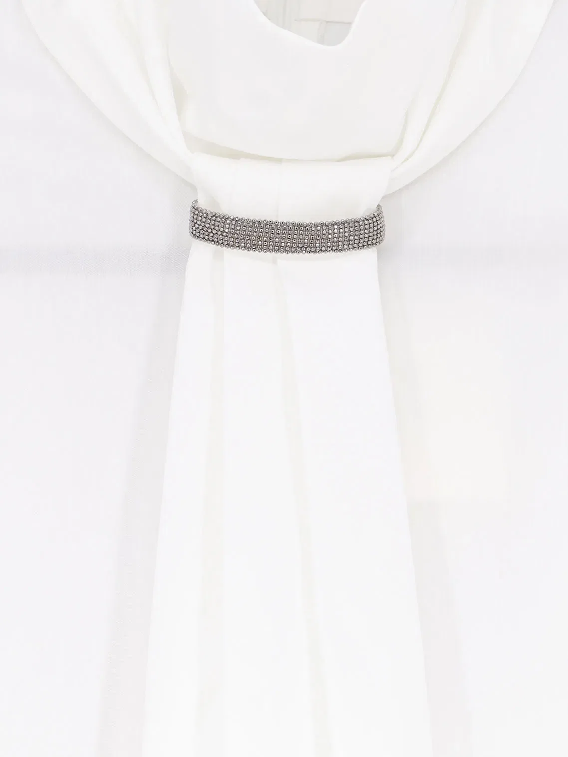 Brunello Cucinelli Cotton blend shirt with Monili detail