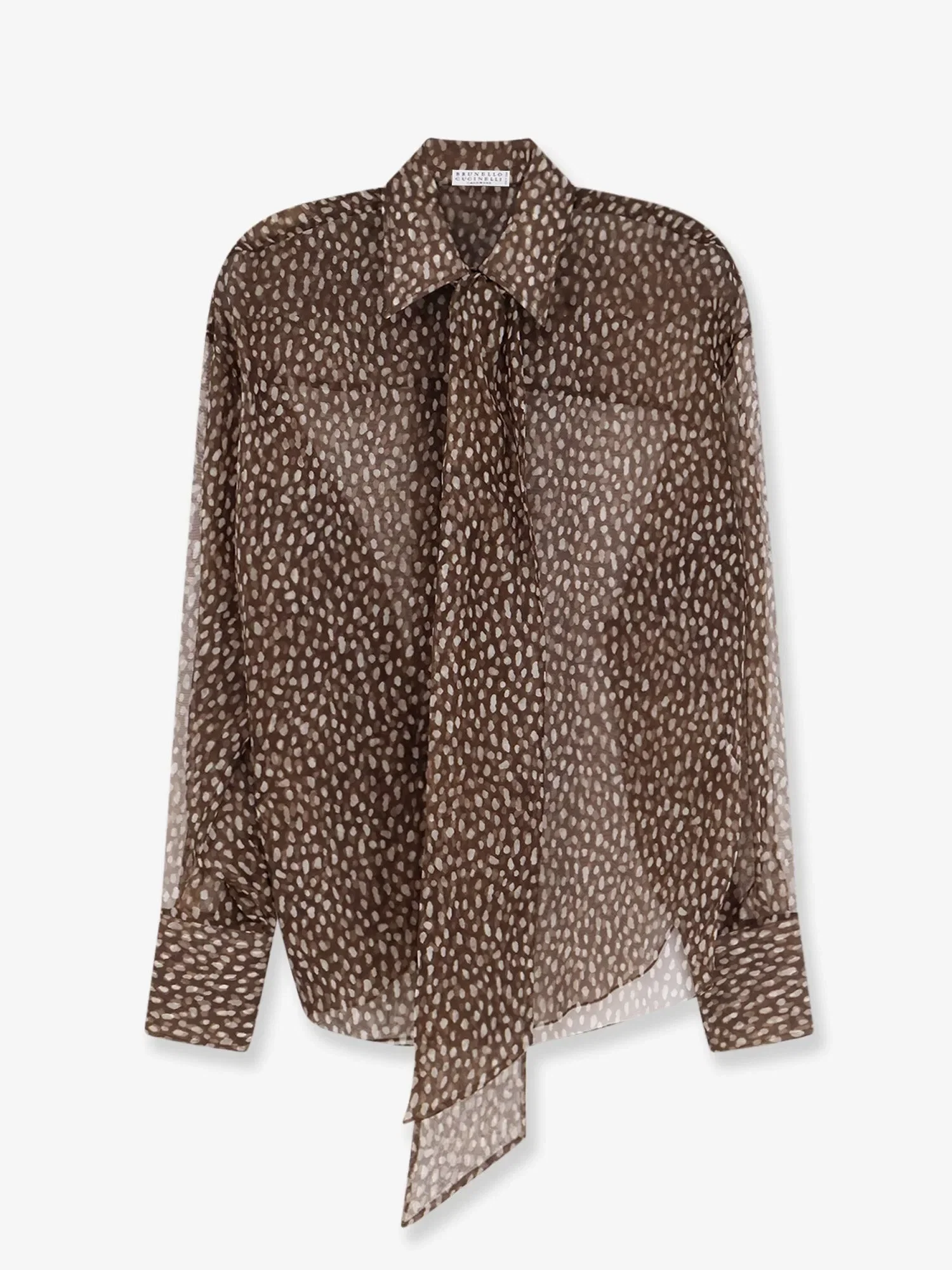 Brunello Cucinelli Sheer silk shirt