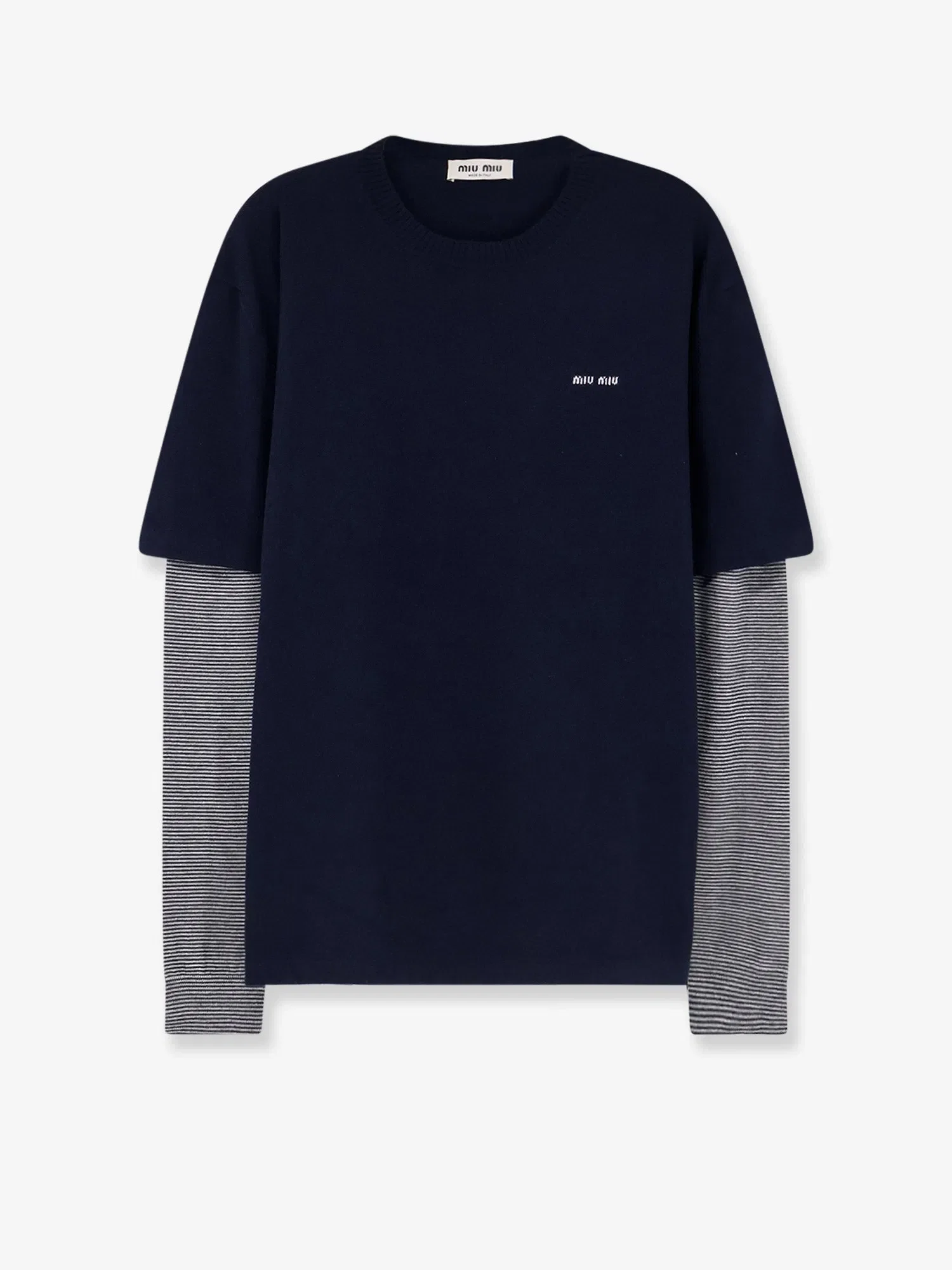 Miu Miu Blend of virgin wool, cashmere and silk sweater