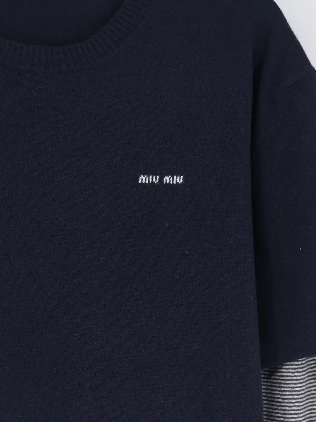 Miu Miu Blend of virgin wool, cashmere and silk sweater
