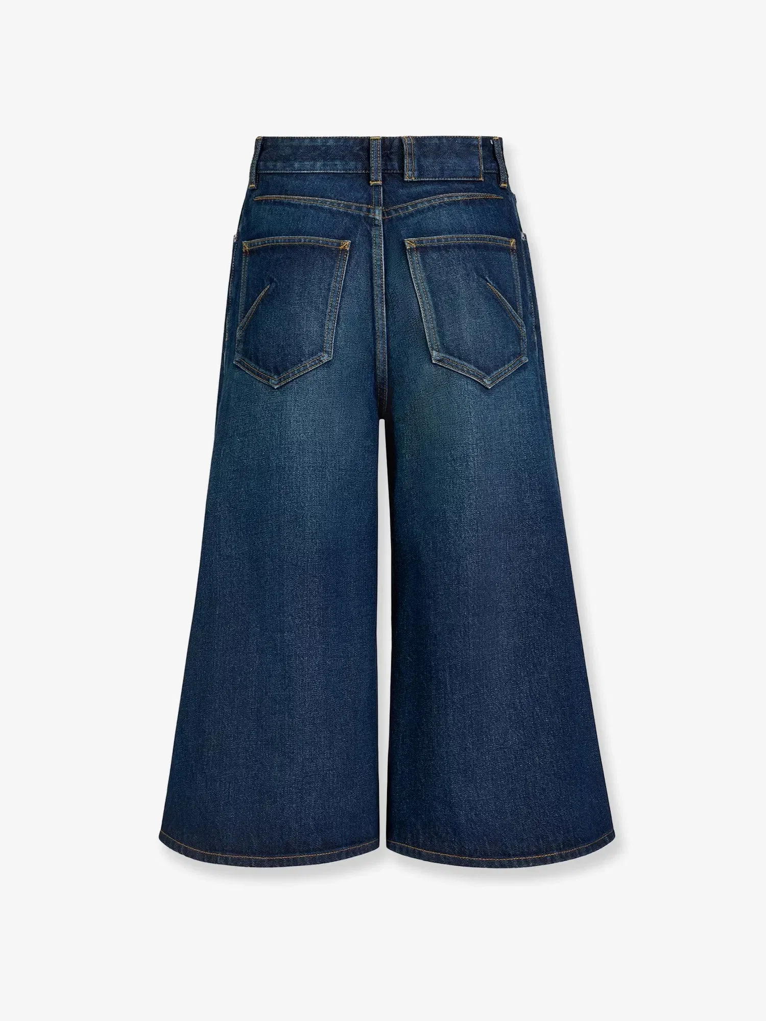 Alaia Blue denim Bermuda shorts
