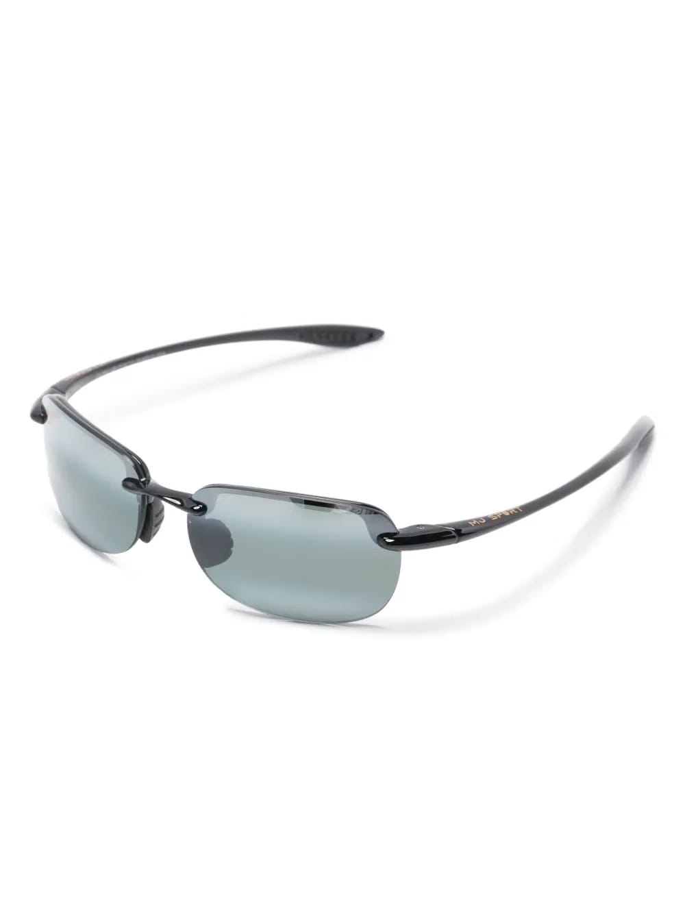 frameless tinted-lenses sunglasses