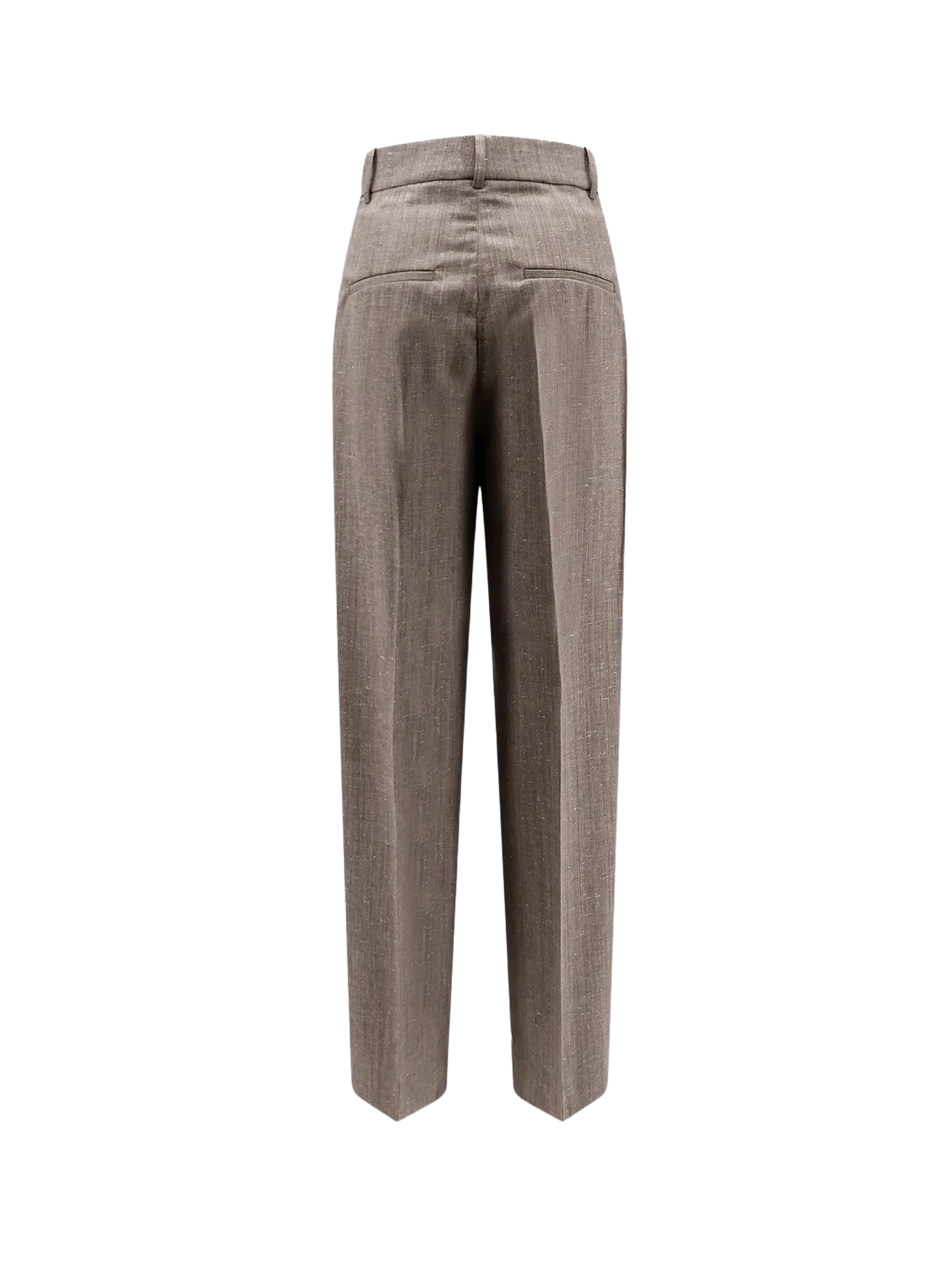Róhe Mélange wool and viscose trousers