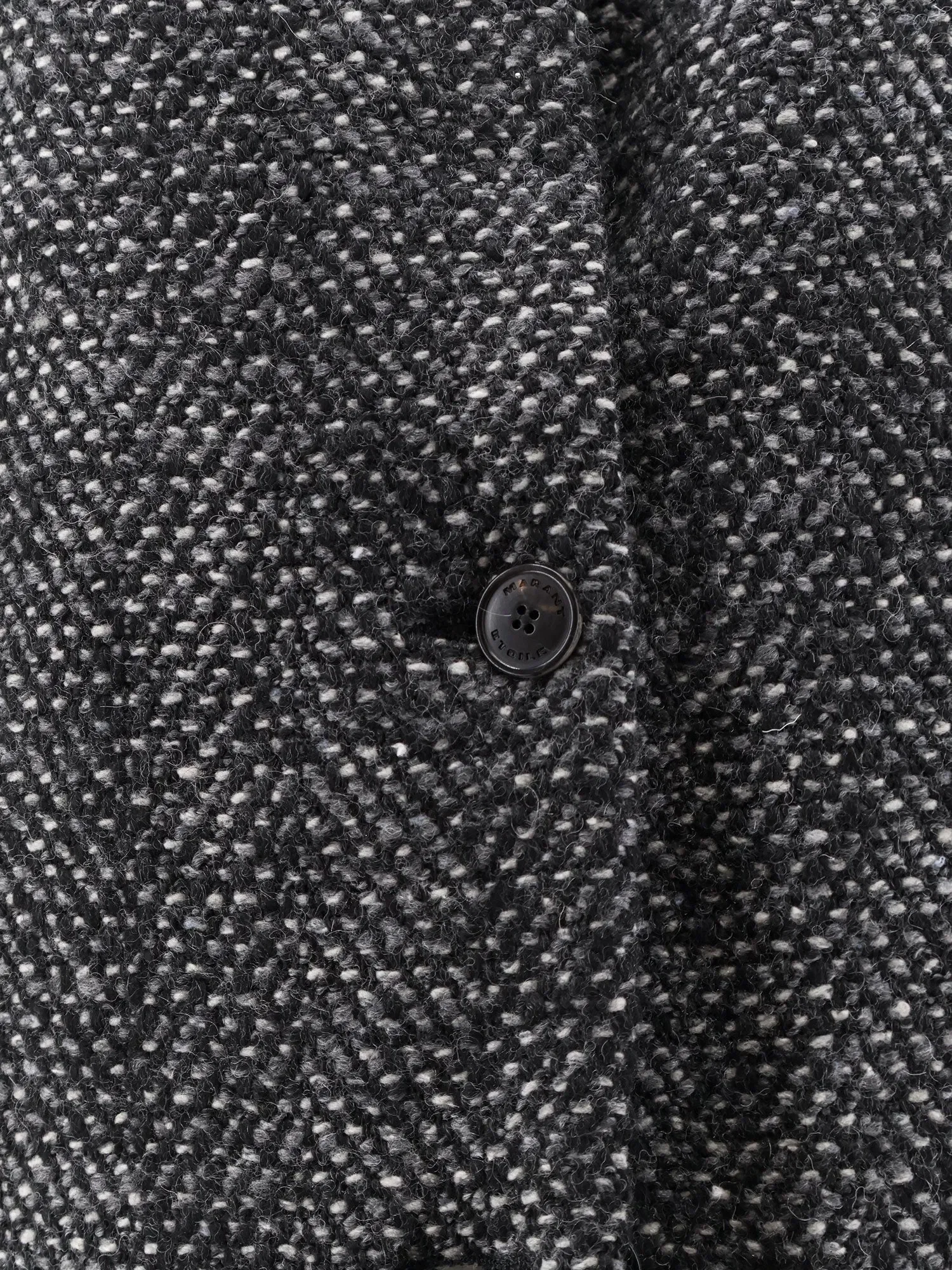 MARANT ÉTOILE Drogo mélange fabric coat