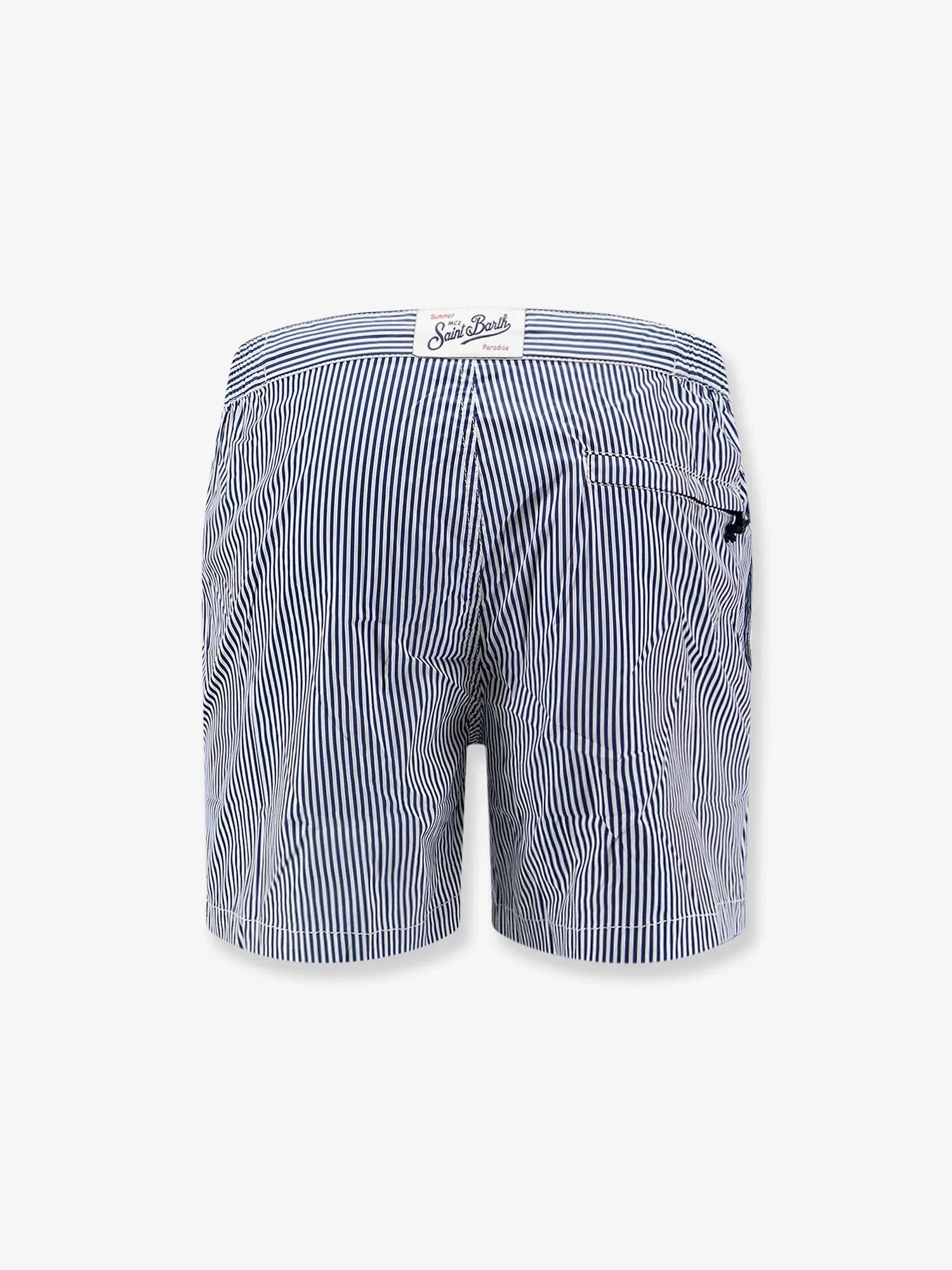 MC2 Saint Barth Harrys nylon swim shorts with striped print