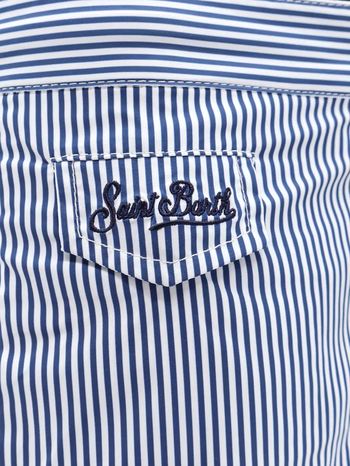MC2 Saint Barth Harrys nylon swim shorts with striped print