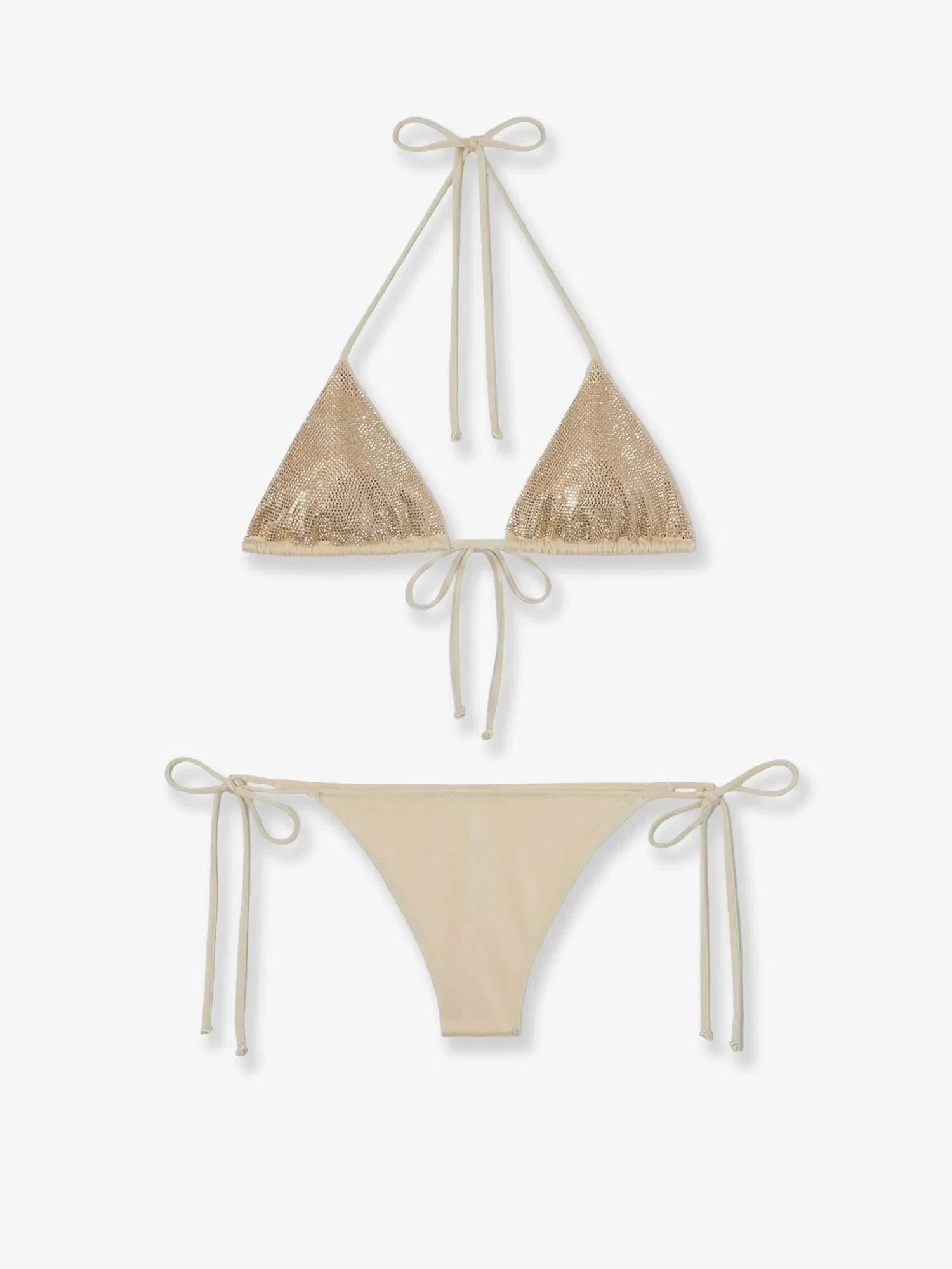 MC2 Saint Barth Maleah bikini in nylon with all-over rhinestone detail