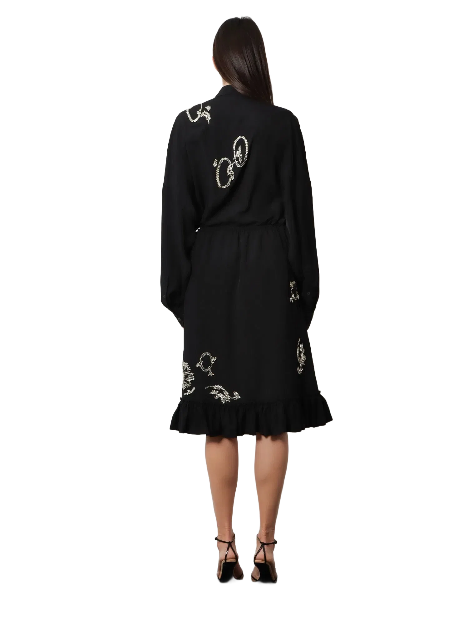 DRIES VAN NOTEN Samila skirt with rhinestones