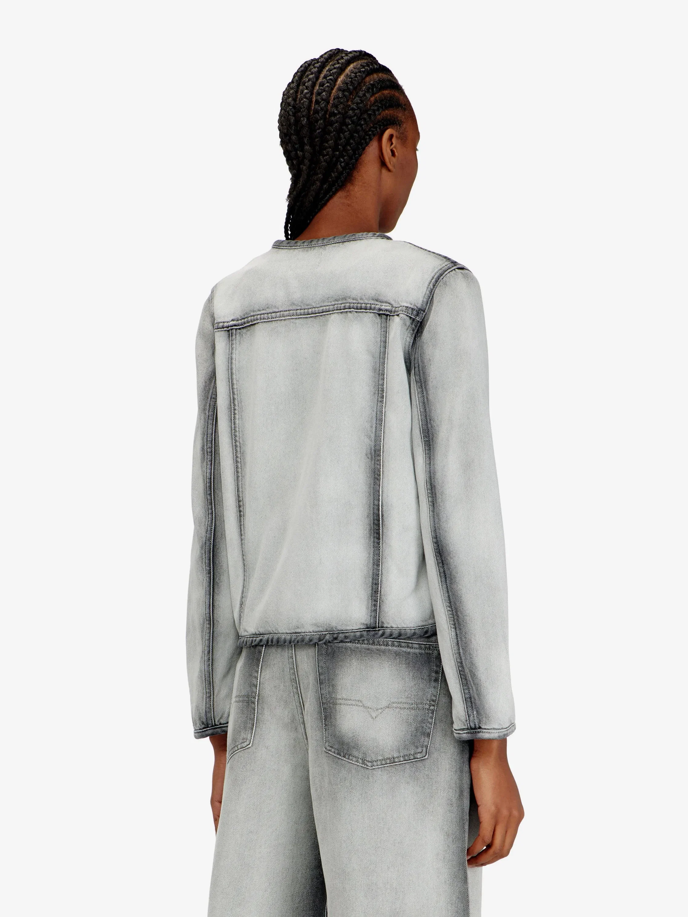 Diesel De-Grafy-Fsi cotton and lyocell jacket