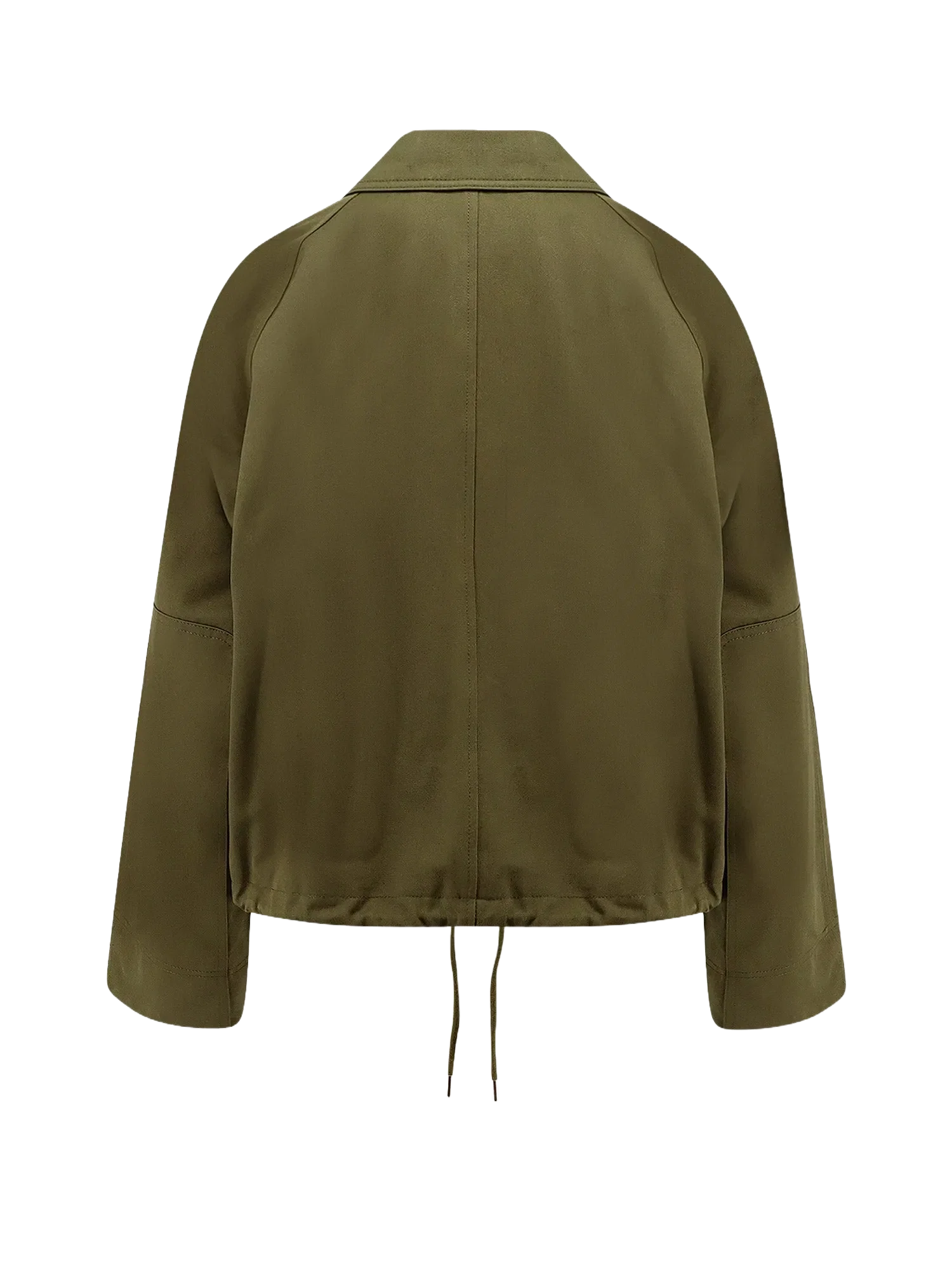 Closed Cotton jacket with Logo embroidery