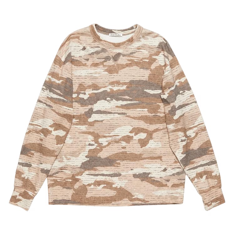 Acne Studios Military Long-Sleeve T-Shirt Cacao Brown