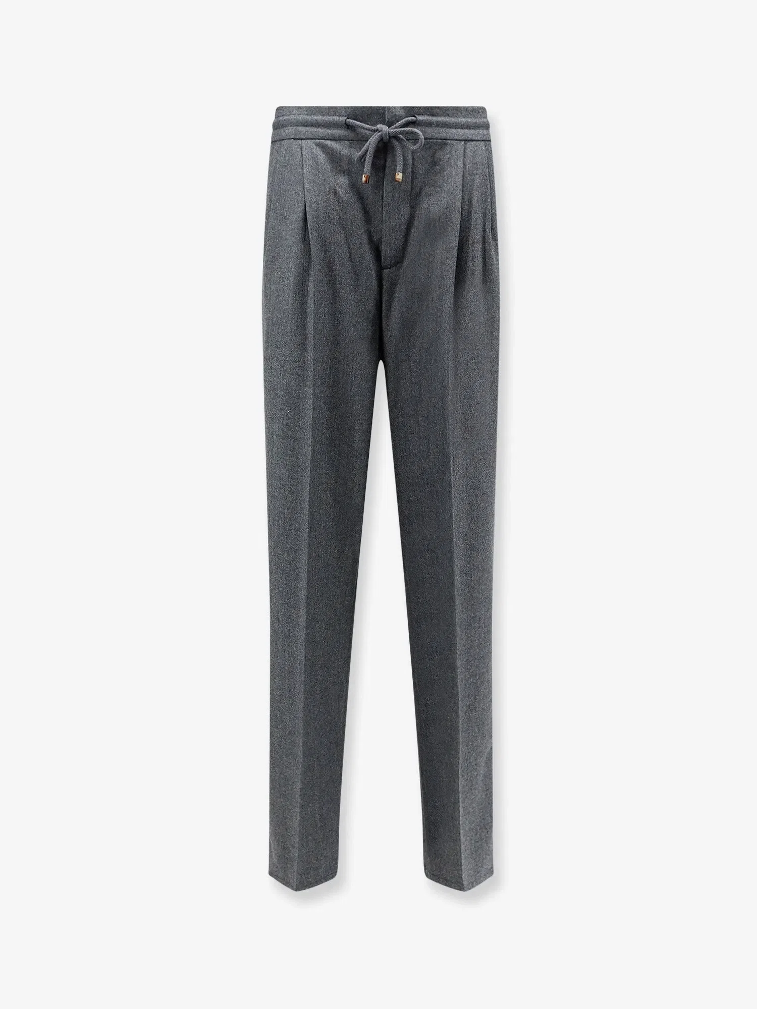 Brunello Cucinelli Virgin wool trousers with adjustable drawstring