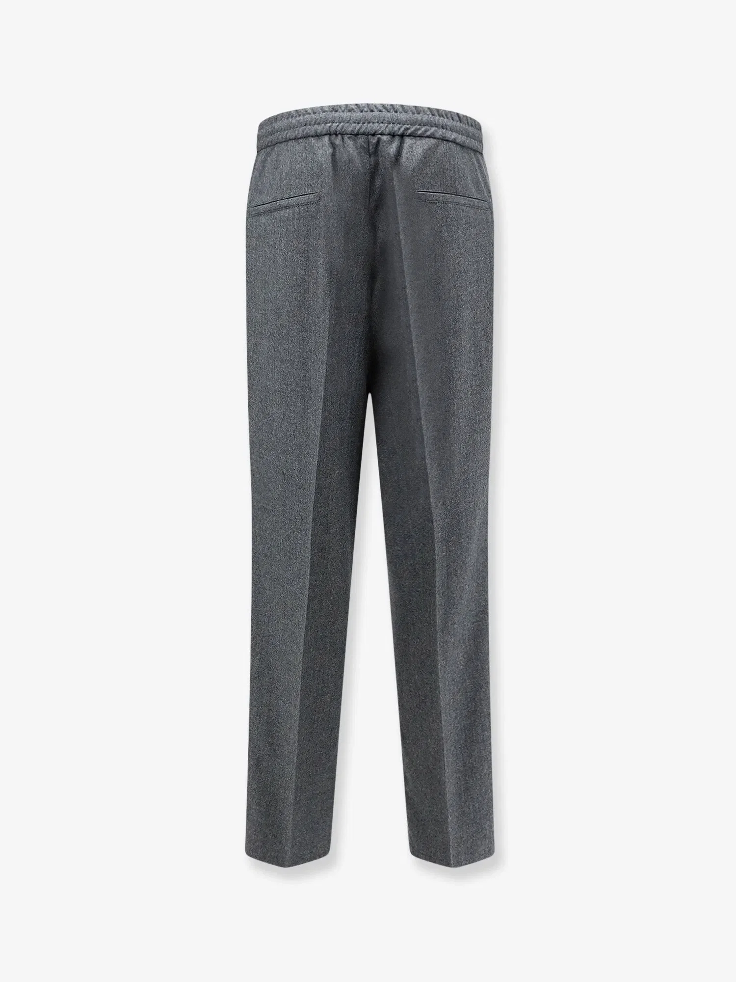 Brunello Cucinelli Virgin wool trousers with adjustable drawstring