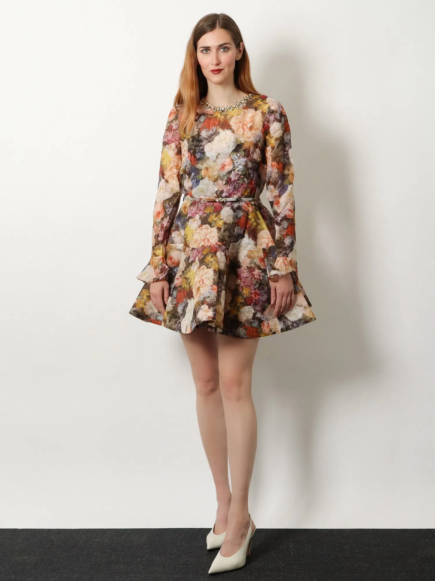 ZIMMERMANN Alchemy linen and silk dress
