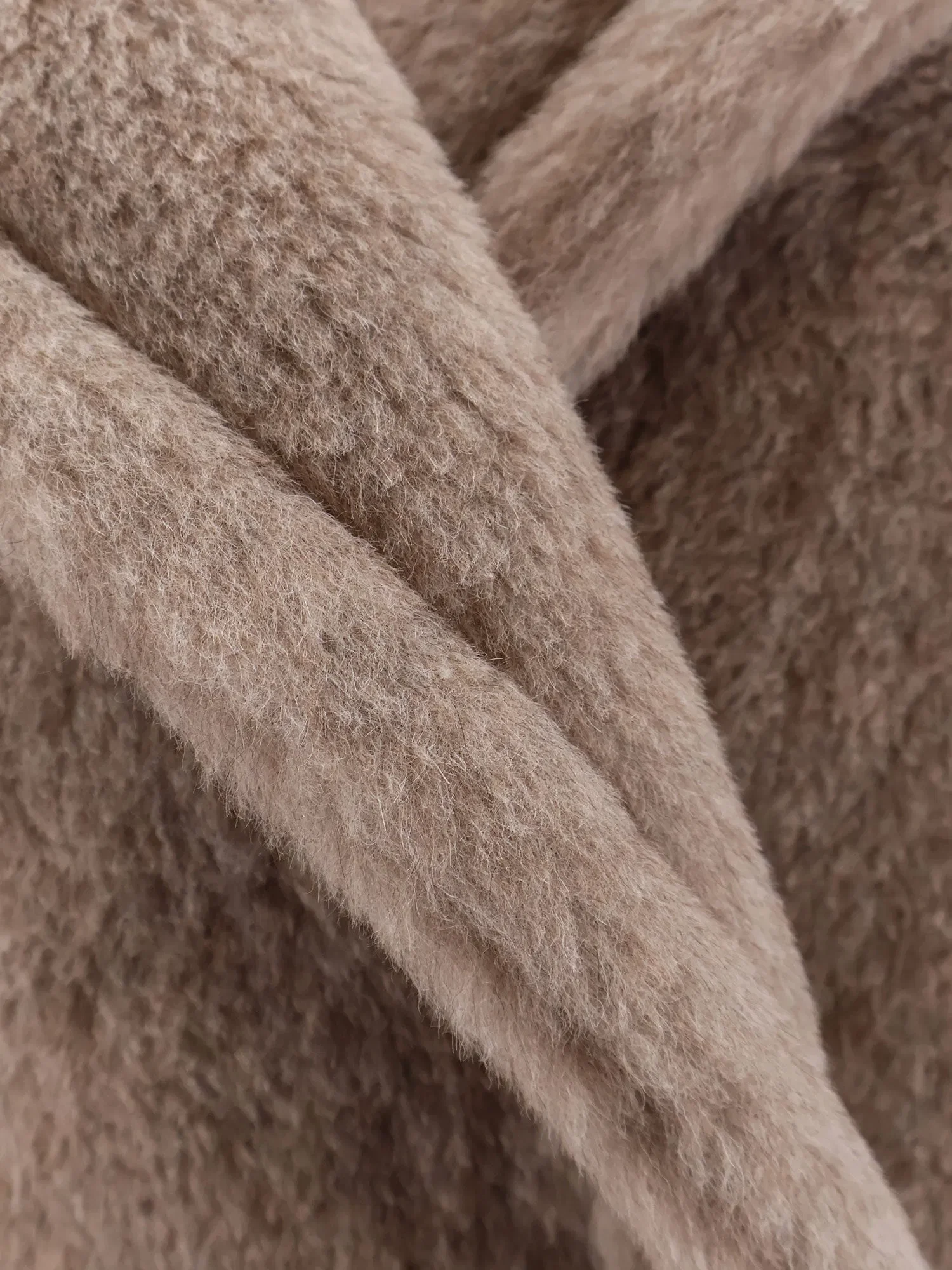 Max Mara Mxmcambusa alpaca and cashmere fur jacket
