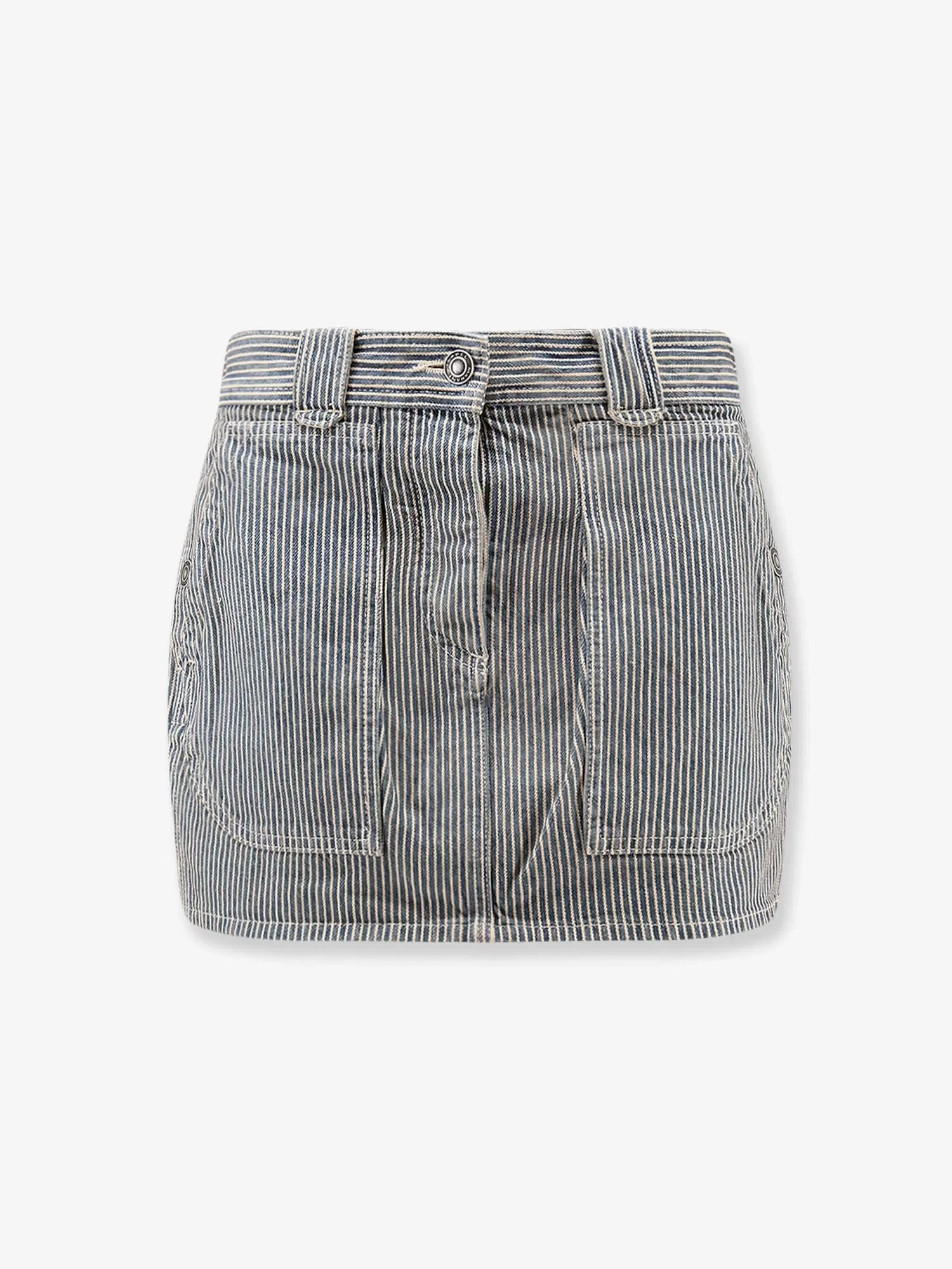 MARANT ÉTOILE Estera cotton skirt with striped pattern