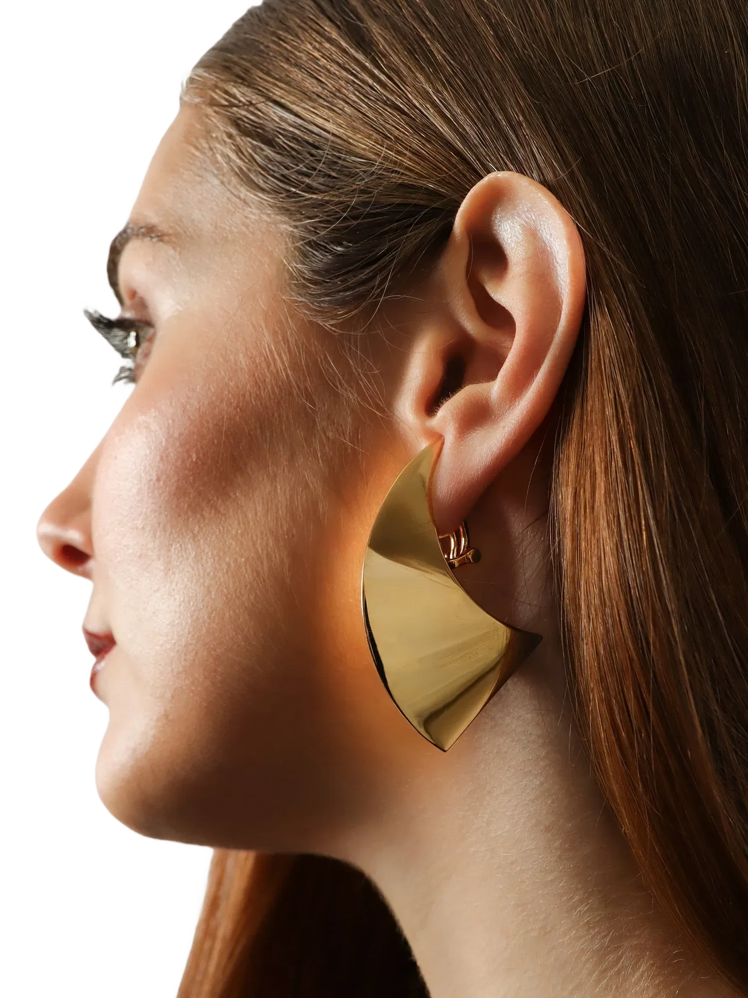 Alaia Brass earrings