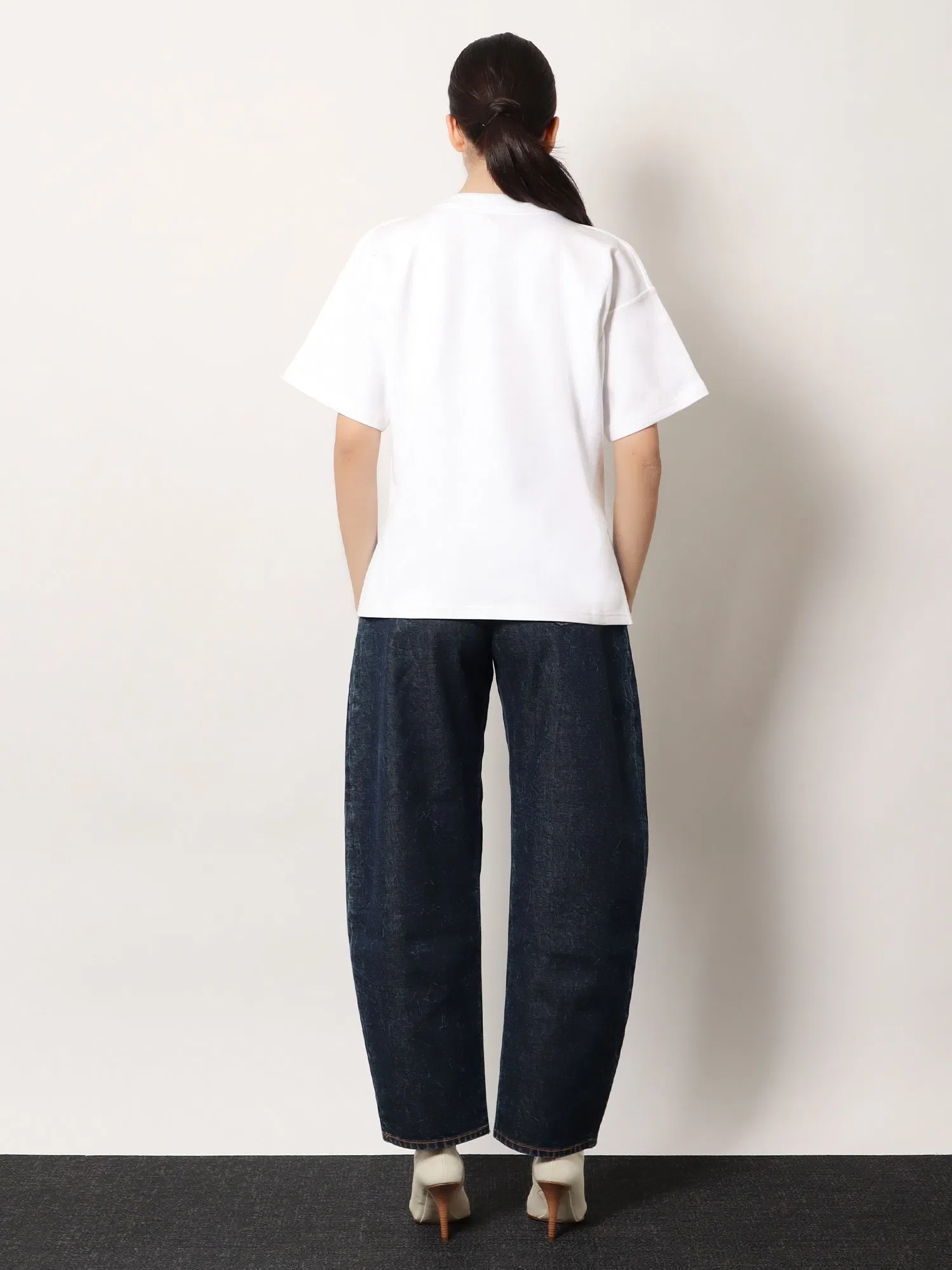 Alaia Boxy cotton blend t-shirt