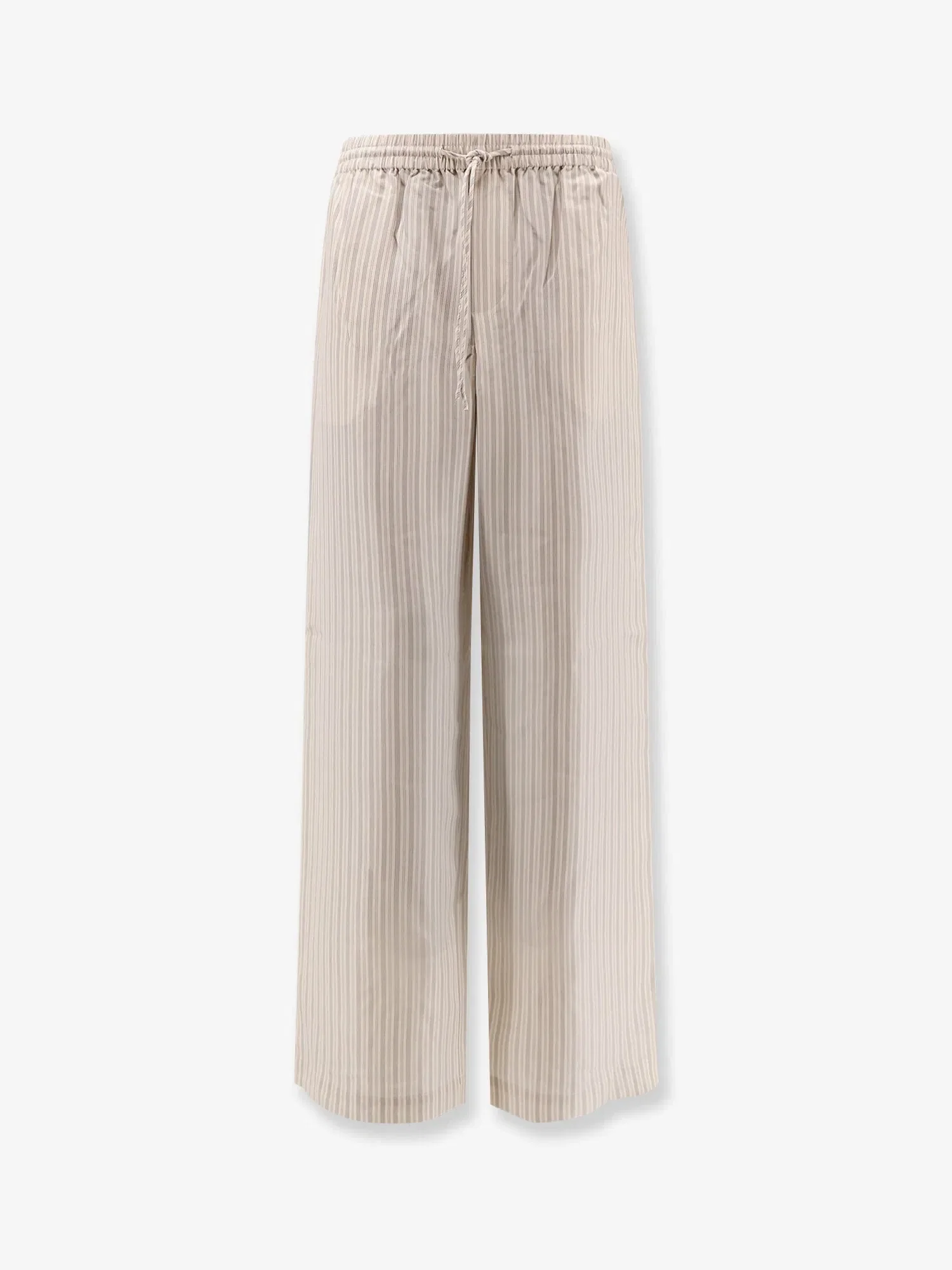 Róhe Silk striped trousers