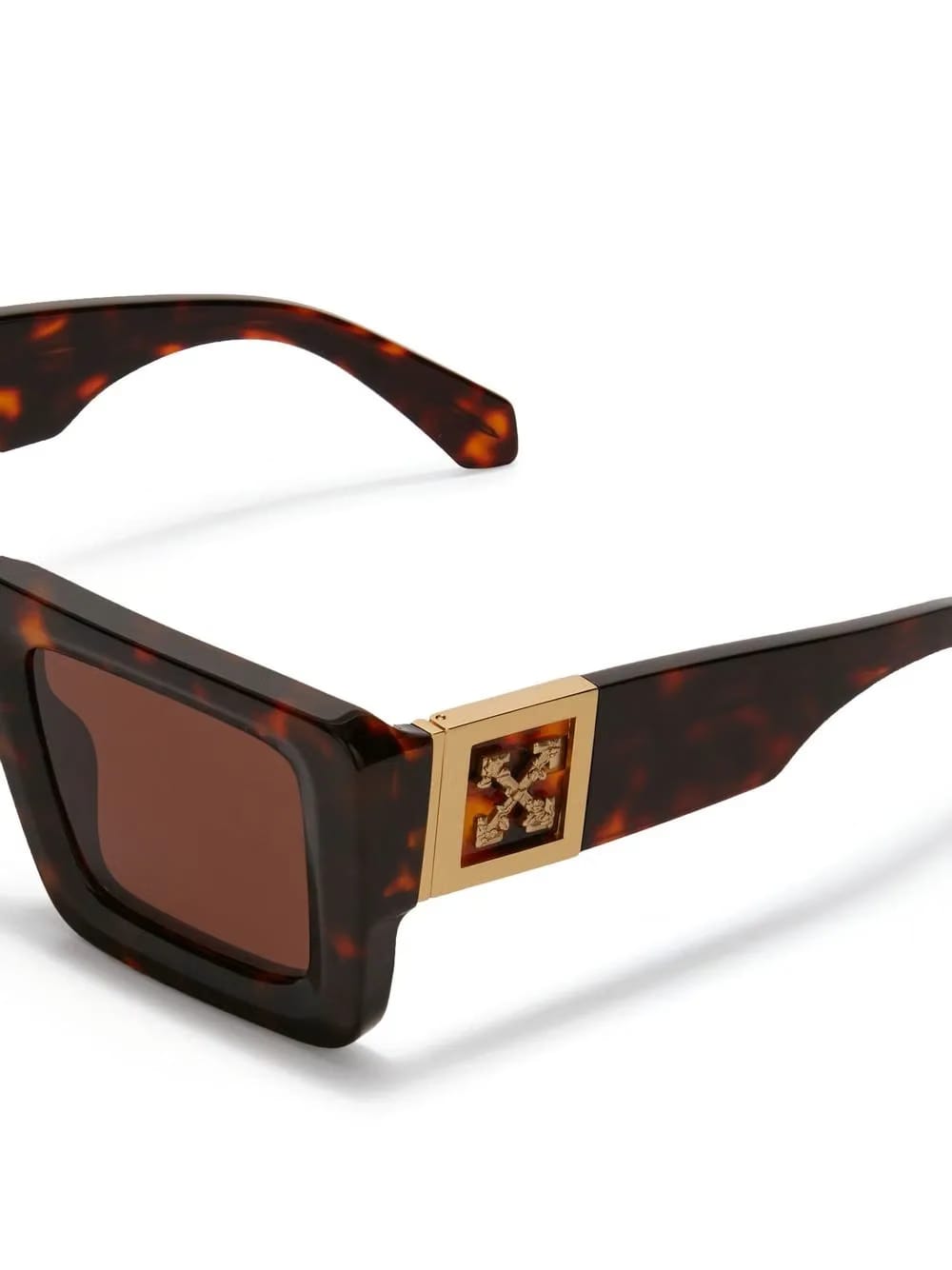 Arrows-motif tinted sunglasses