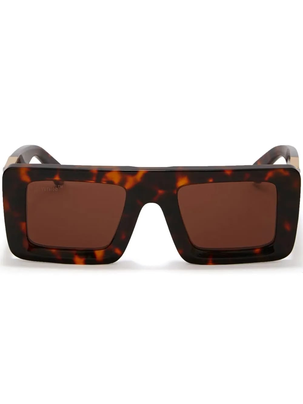 Arrows-motif tinted sunglasses