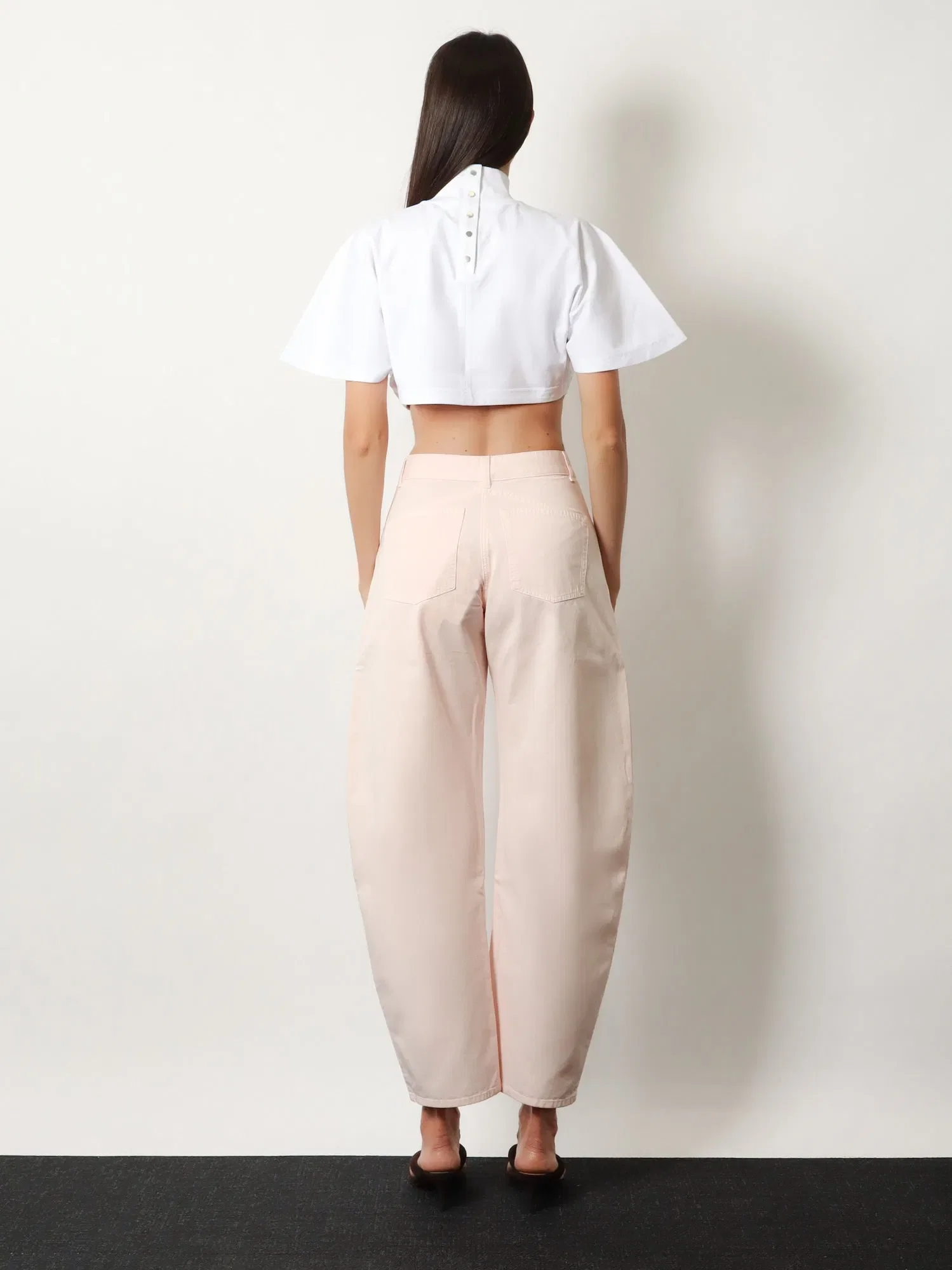 Alaia Barrel fit denim trousers