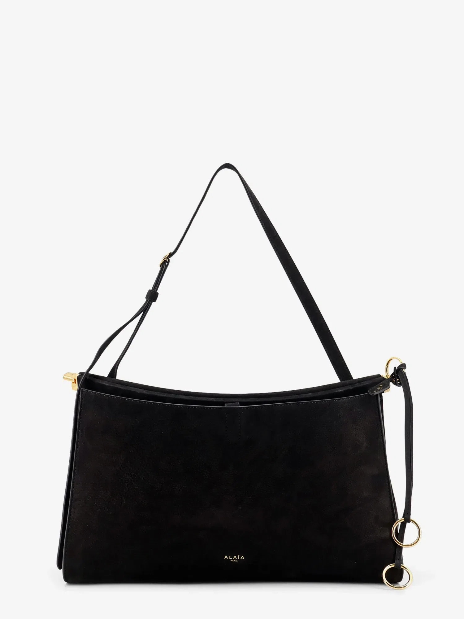 Alaia Le Click Pocket 35 nabuk shoulder bag